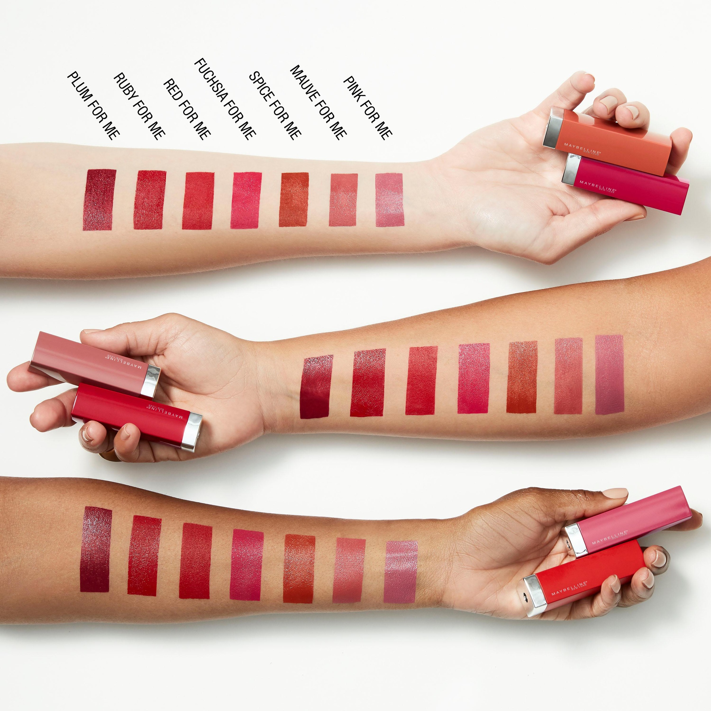 MAYBELLINE NEW YORK Lippenstift »Color Sensational Made For All«, mit natürlichen Inhaltstoffen