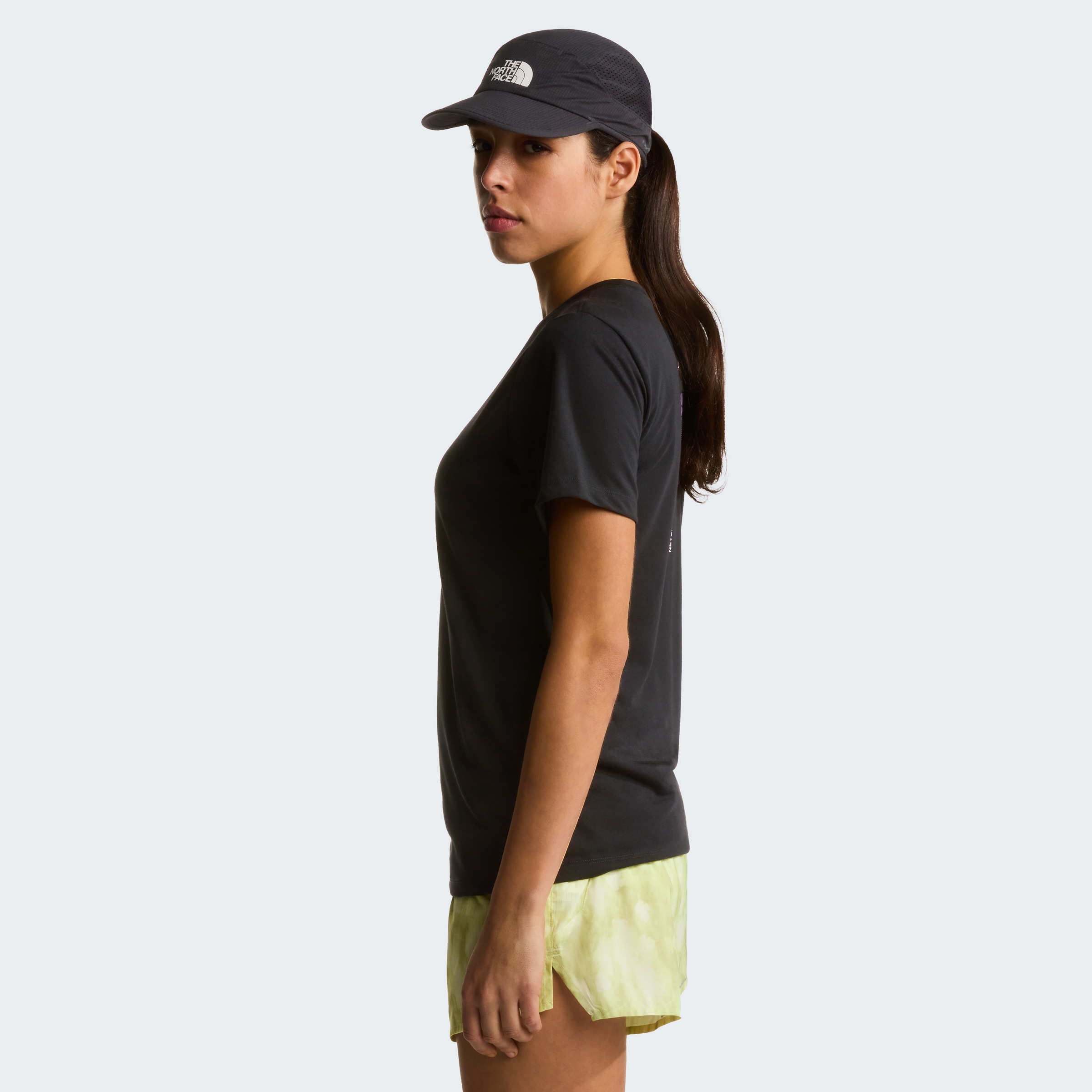 The North Face T-Shirt »W BITMAP LOGO SHORT SLEEVES TEE-GRAPHIC« sportlicher Stil, Kurzarm, für Sportmode und Outdoormode