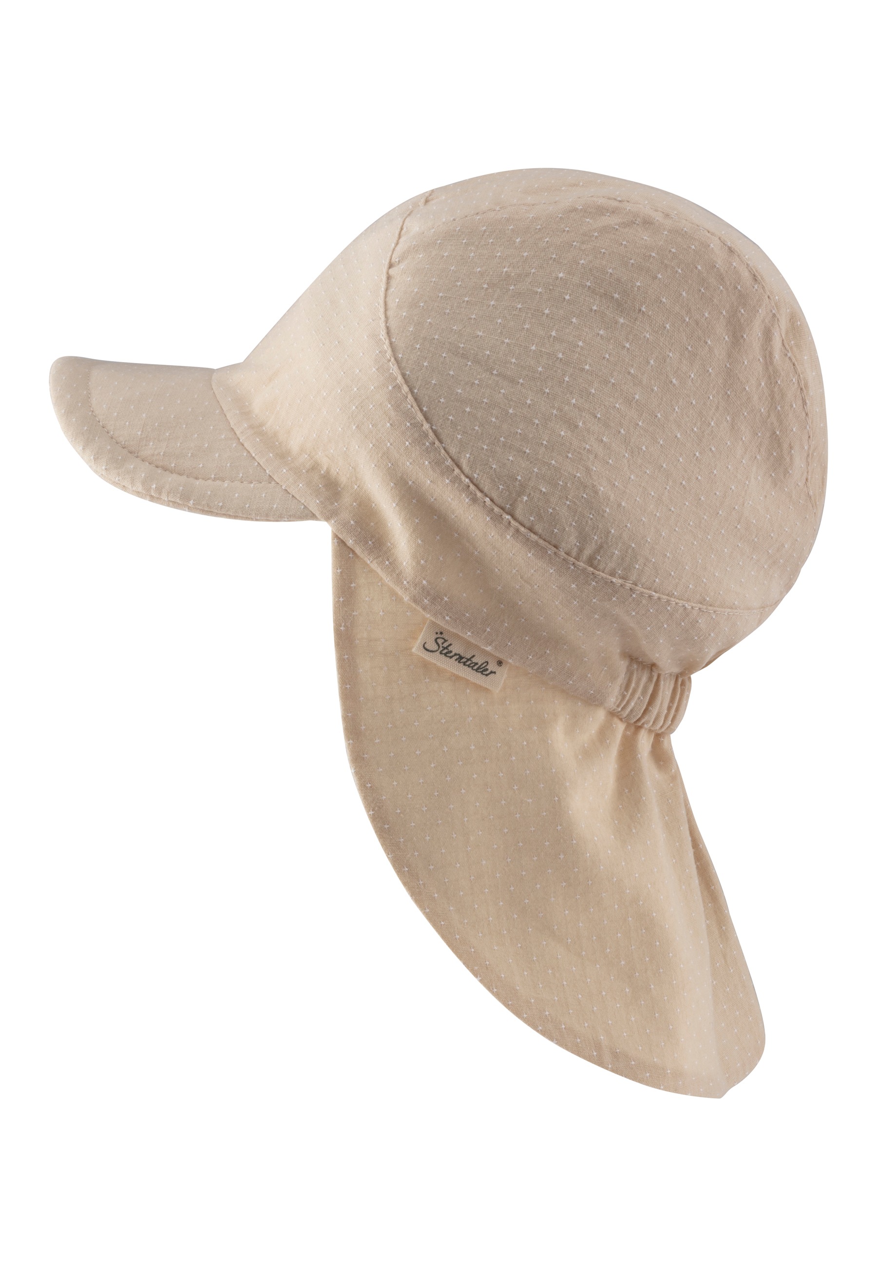 Sterntaler® Schirmmütze »Schirmmütze mit Nackenschutz Pünktchen«