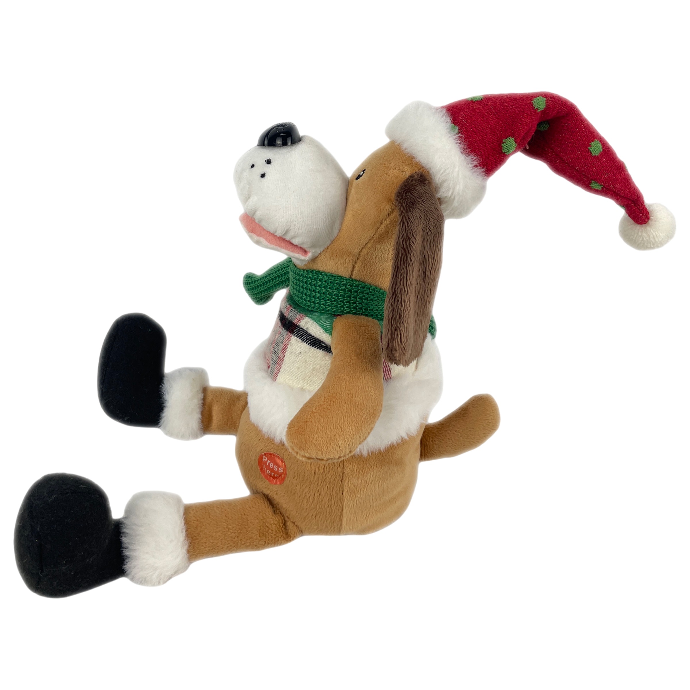 SHX Weihnachtsfigur »Singender und schaukelnder Hund«, Bewegung, lebhafte Musik