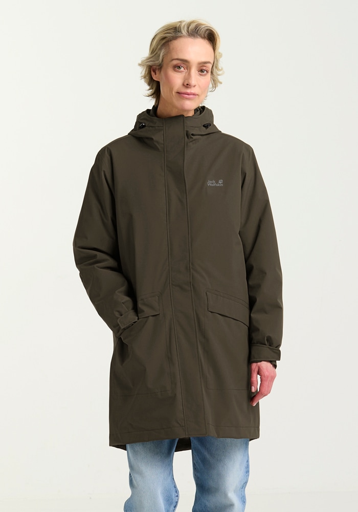 Jack Wolfskin 3-in-1-Funktionsmantel »WINTERDUNE 3IN1 COAT W«, 3in1, wasserdicht, Übergangsjacke