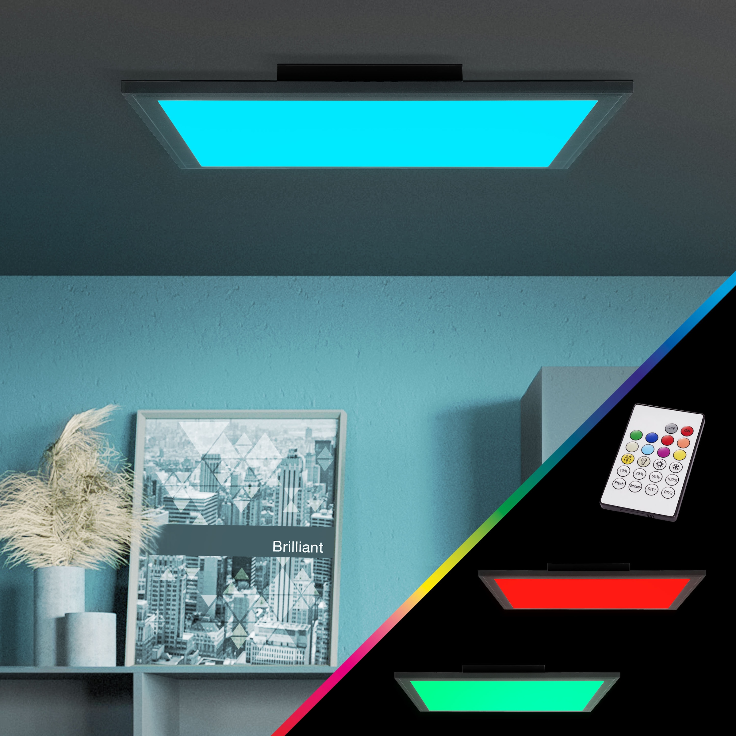 Brilliant Leuchten LED Panel Jahren 1 St. kaufen | mit online »Abie«, 3 Garantie LED-Modul, XXL