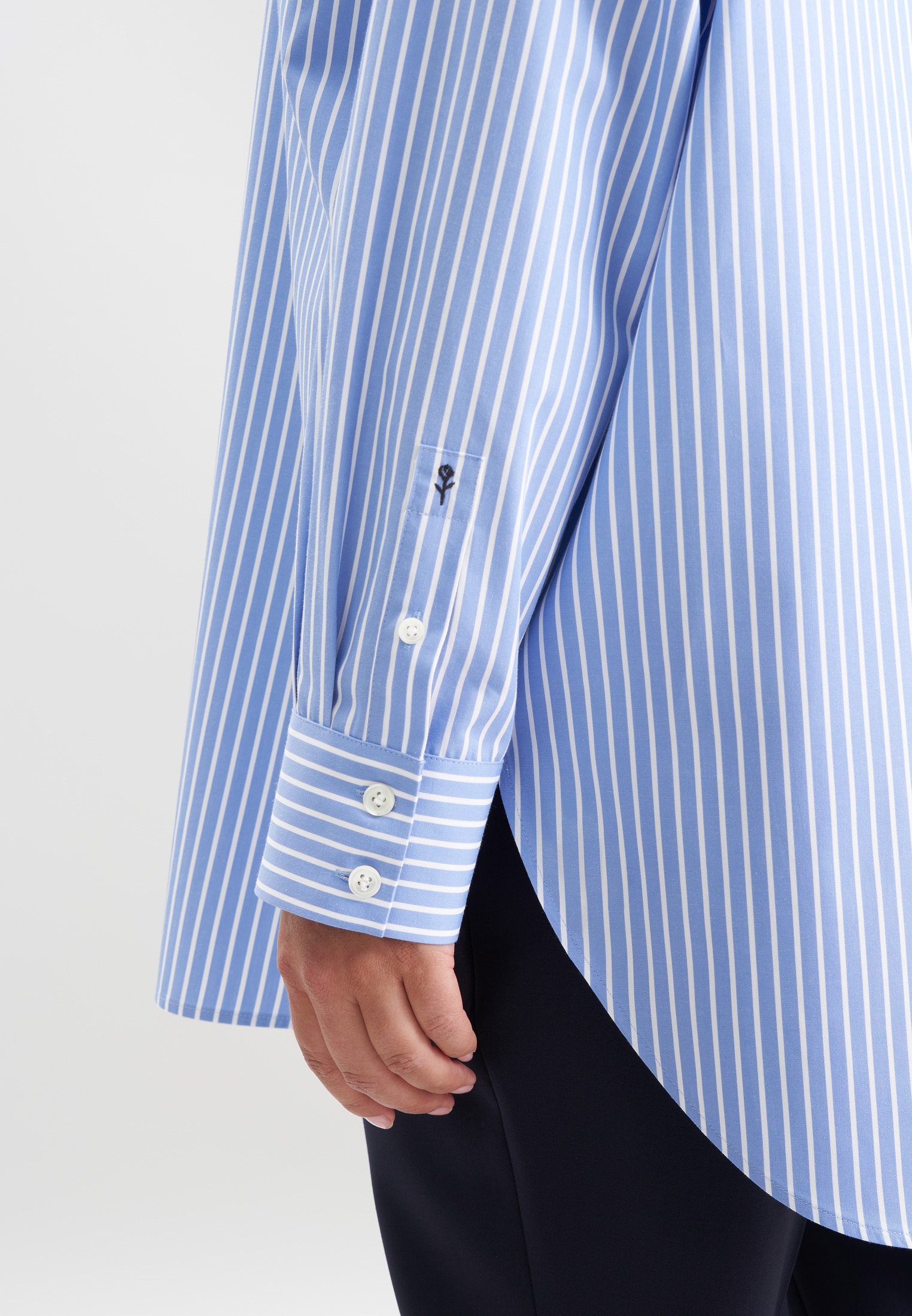 seidensticker Hemdbluse »Schwarze Rose«