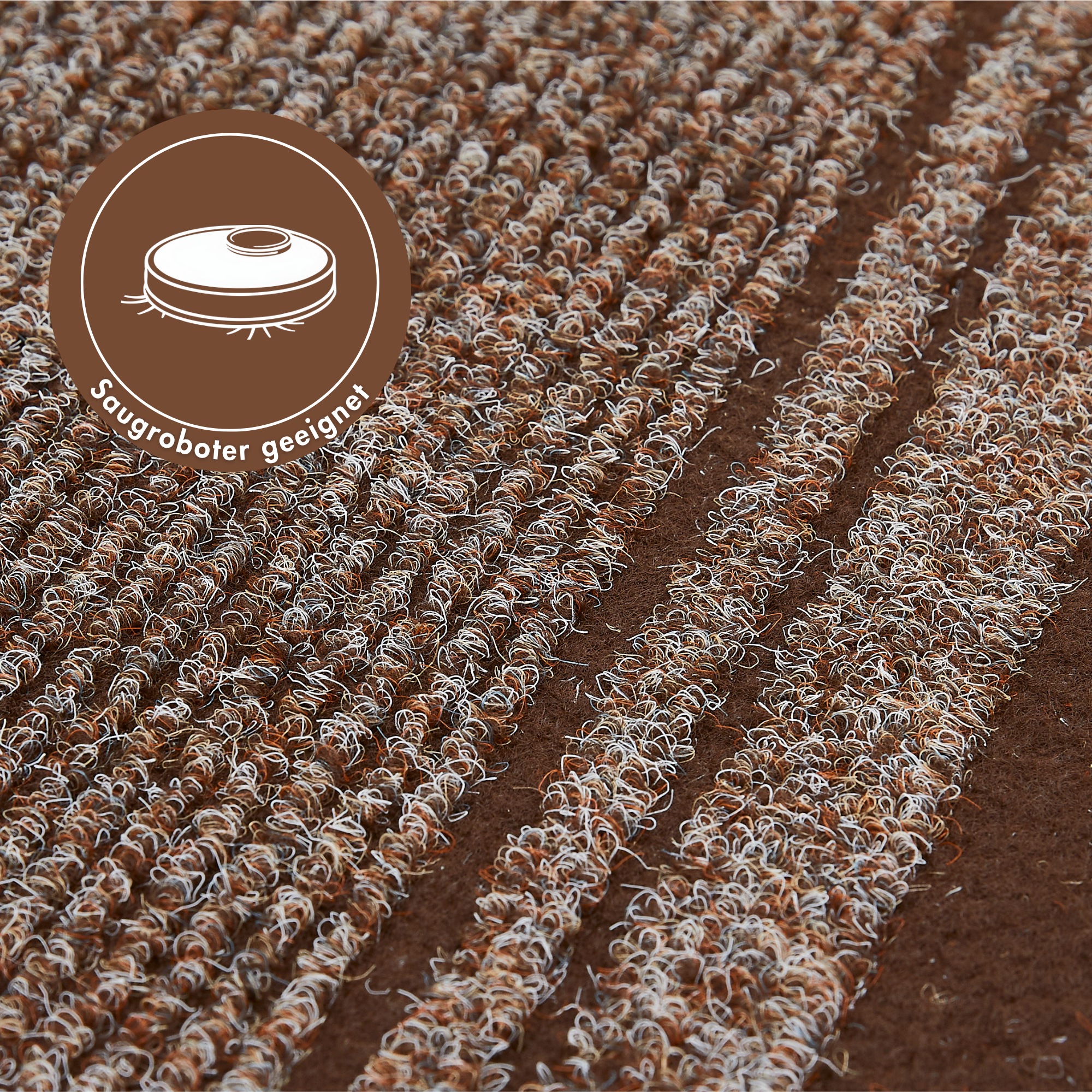 Andiamo Läufer »Mitch, Made in Belgium«, rechteckig, 6 mm Höhe, Schmutzfangläufer, meliert, mit Bordüre, In- und Outdoor geeignet