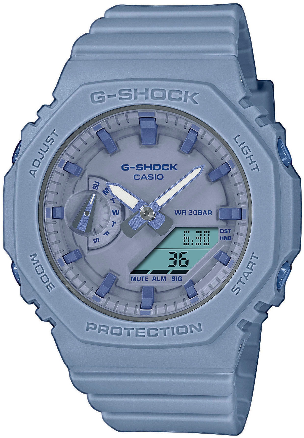 Chronograph »GMA-S2100BA-2A2ER«, Quarzuhr, Armbanduhr, Damen, Herren, digital, bis 20...