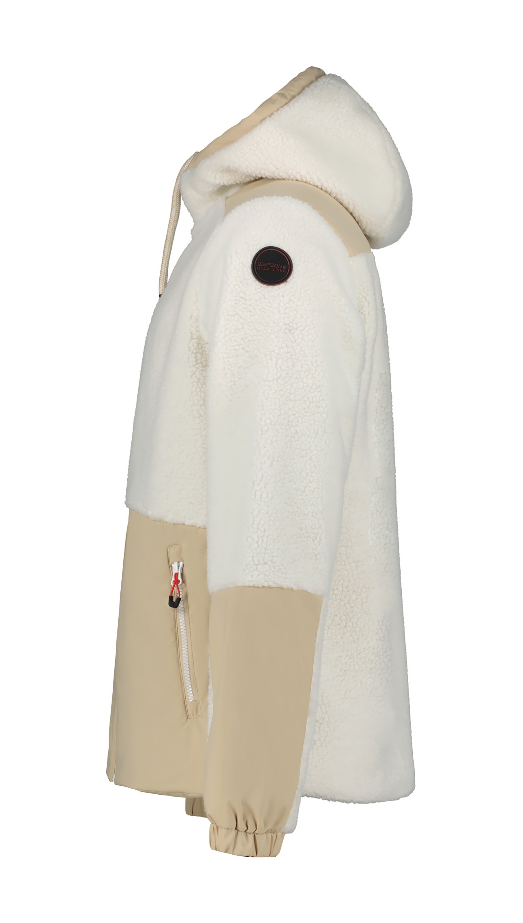 Icepeak Plüschjacke, mit Kapuze