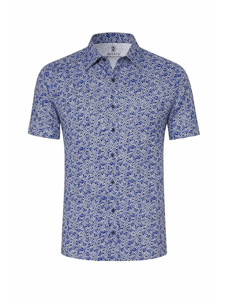 DESOTO Kurzarmhemd »Casual Kent 1/2« Jerseyhemd, slim fit, Kentkragen, bügelfrei