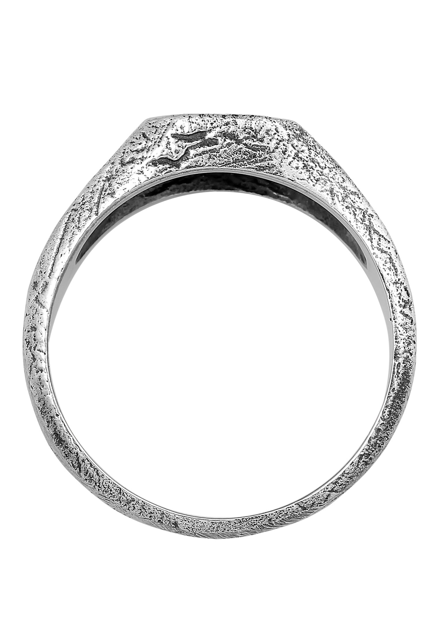 HAZE & GLORY Siegelring »Ring Siegelring - Strukturiert 925 Silber«