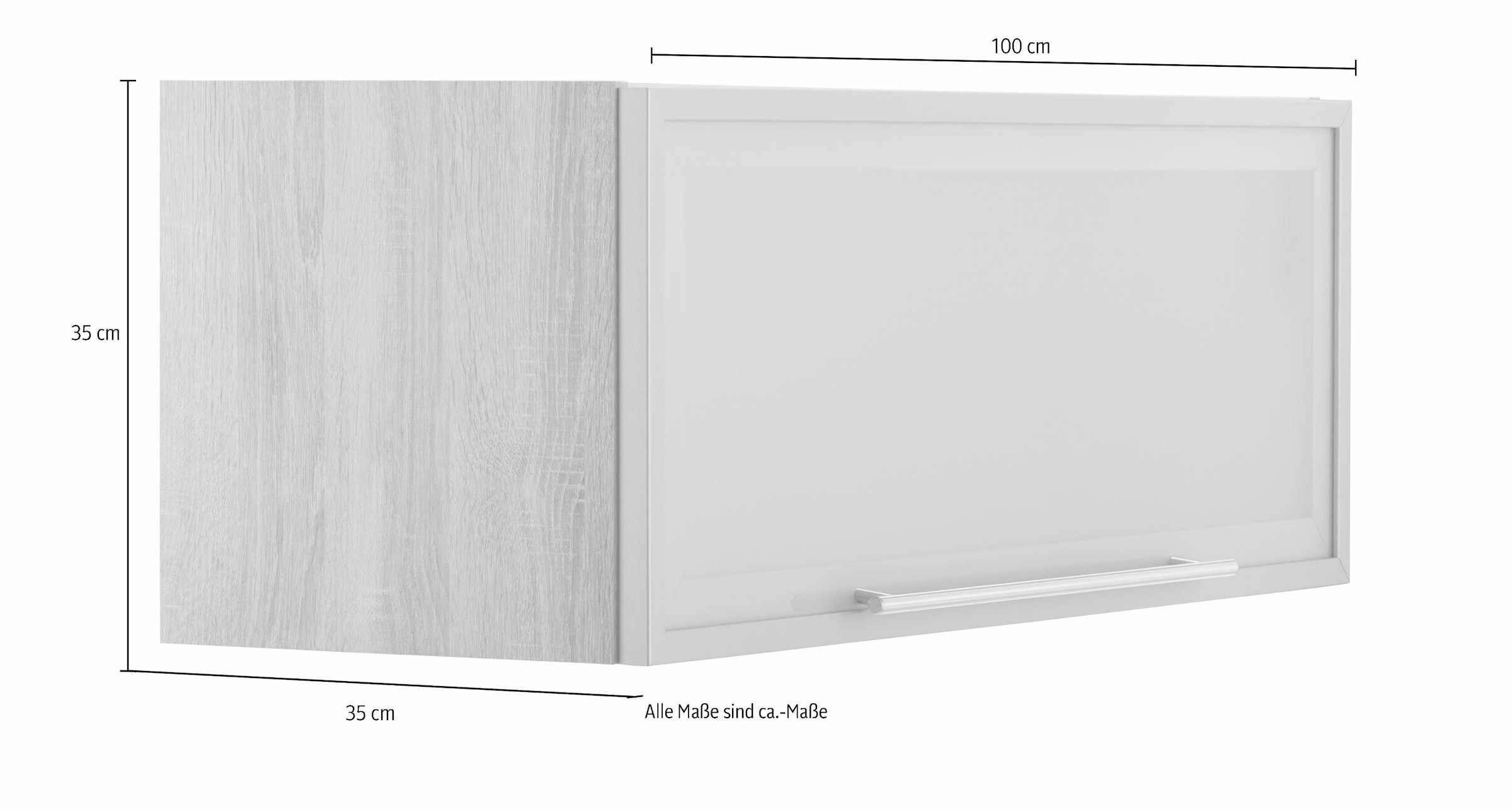 Klapphängeschrank, 100 OPTIFIT cm Breite auf kaufen Rechnung