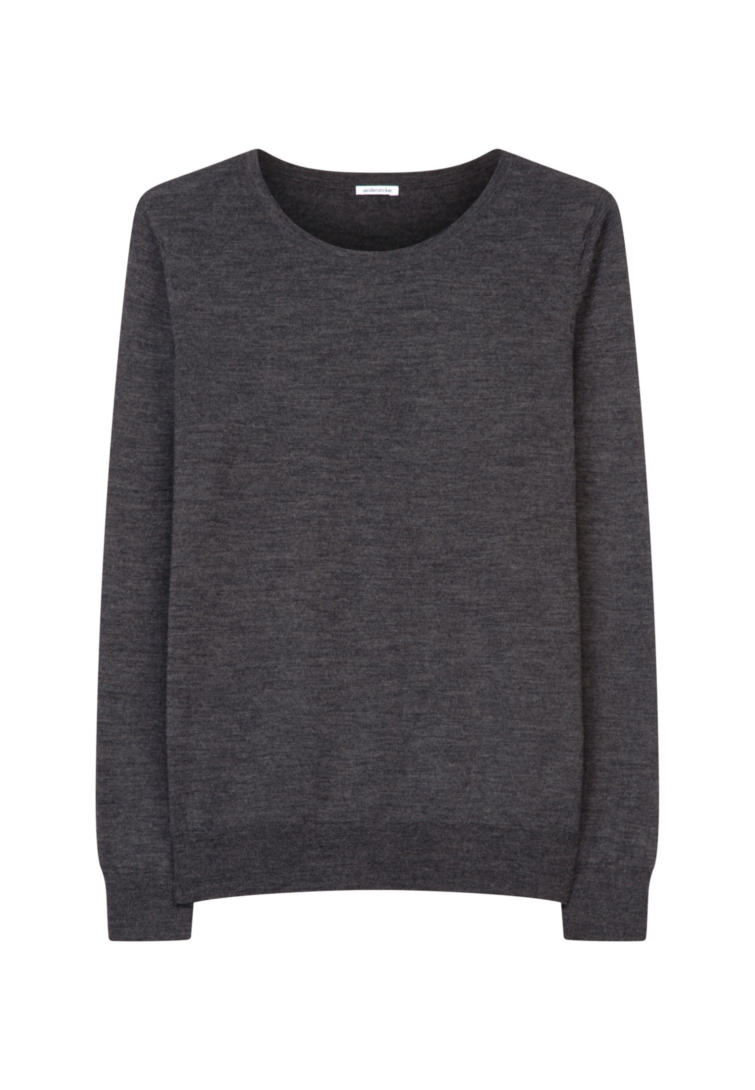 seidensticker Strickpullover »Schwarze Rose«, Rundhals Uni