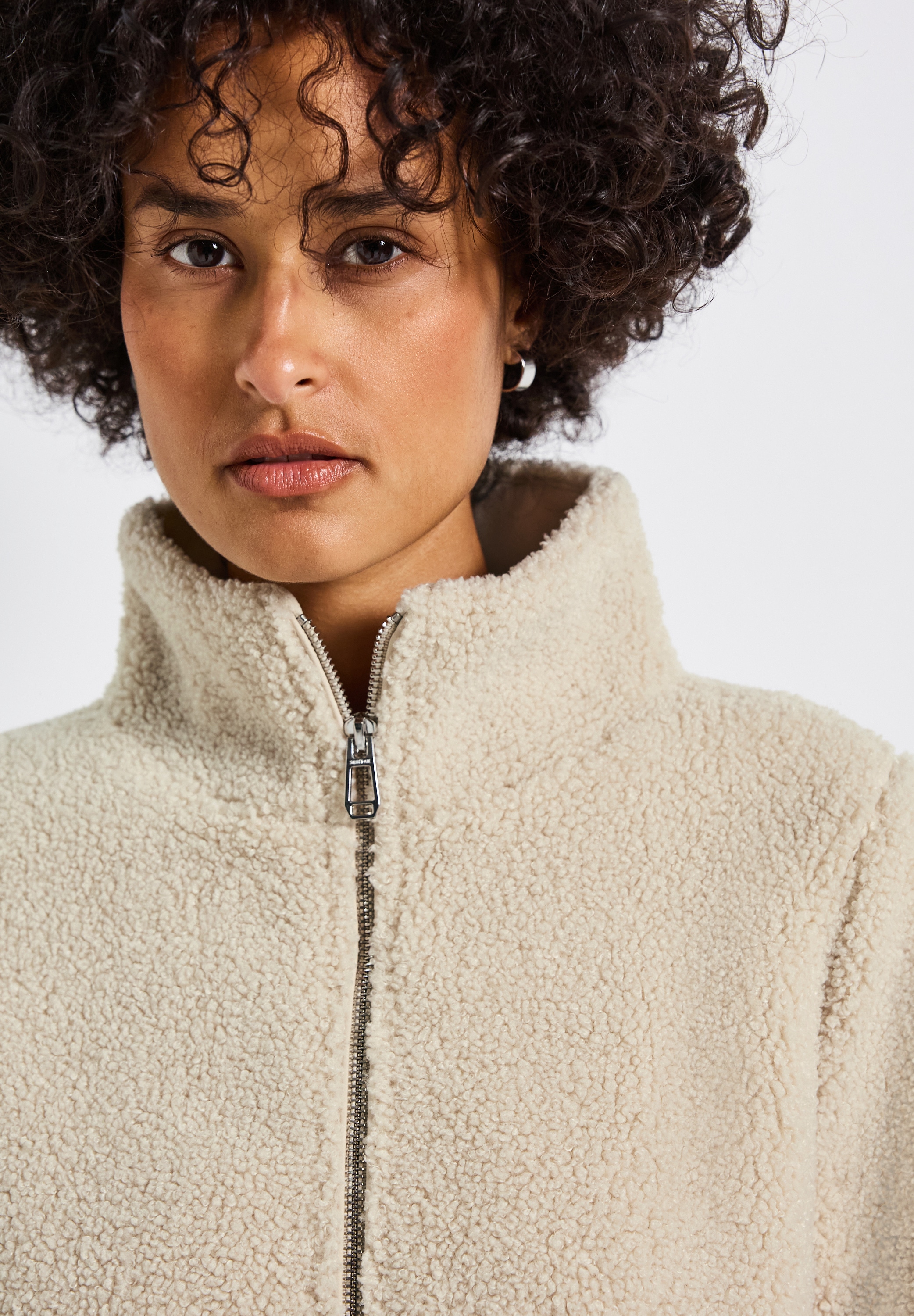 STREET ONE Bouclèjacke, in Teddy-Qualität