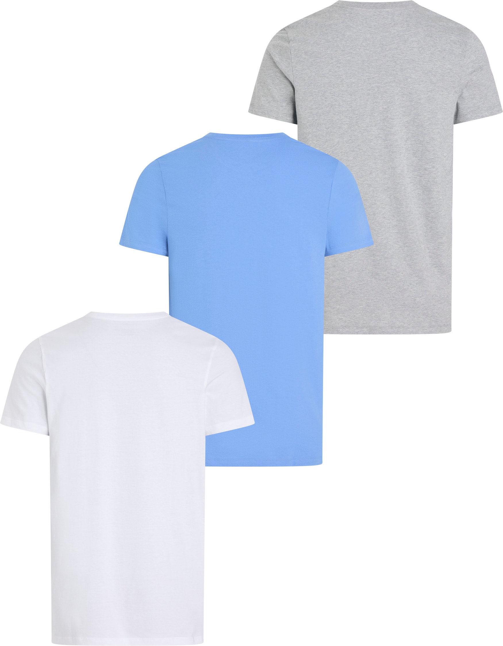 Calvin Klein Underwear T-Shirt »S/S CREW NECK 3PK«, (Packung, 3 tlg., 3er-Pack), mit Logostickerei