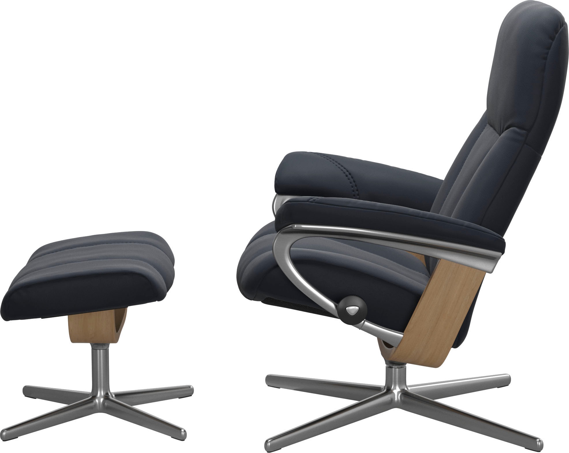 Stressless® Relaxsessel »Consul« mit Cross Base, Größe S, M & L, Holzakzent Eiche