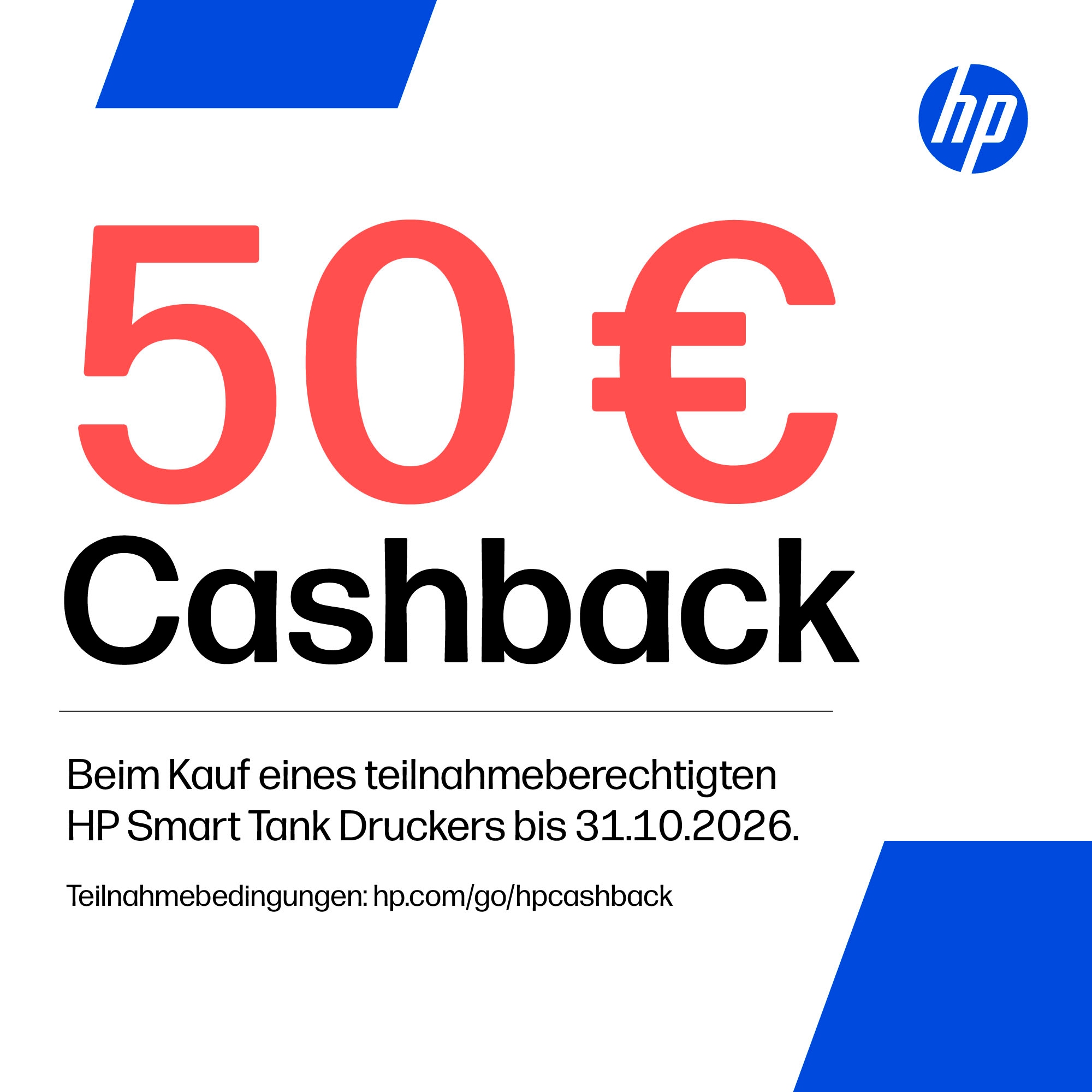 HP Multifunktionsdrucker »Smart Tank 7605« Bis zu 50€ Cashback sichern! Nur bis zum 31.10.2026