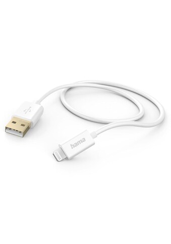 Hama Smartphone-Ladegerät »Lade-/Datenkabel, Lightning, 1,5 m, Weiß USB-Kabel« kaufen