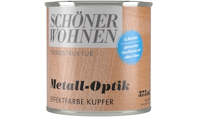 SCHÖNER WOHNEN-Kollektion Wand- und Deckenfarbe »Trendstruktur Metall-Optik«, 375 ml,...