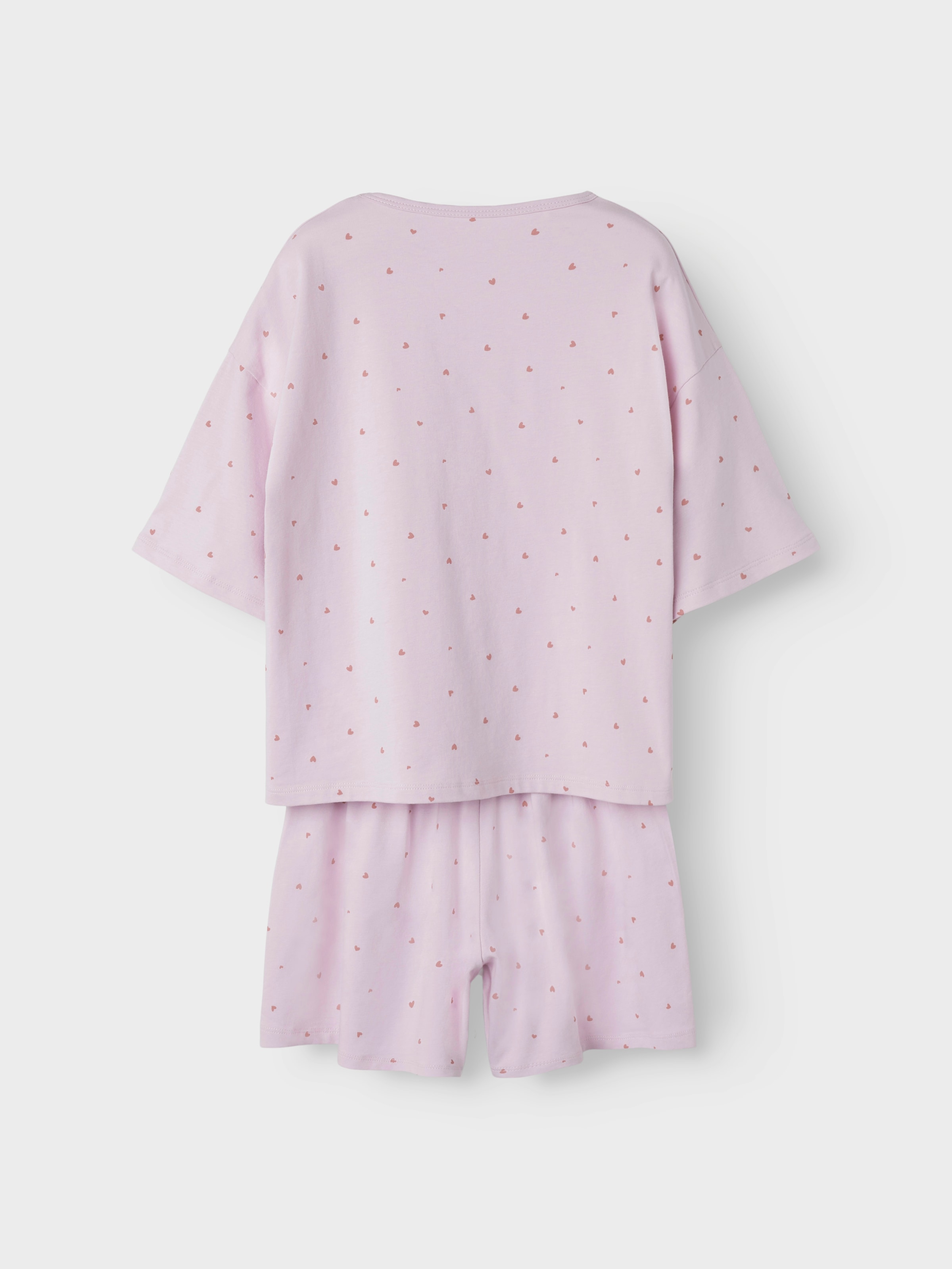 Name It Shorty »NKFNIGHTSET BOXY WINSOME HEARTS NOOS«, (Set, 2 tlg.), im tollen Herzchen-Alloverprint