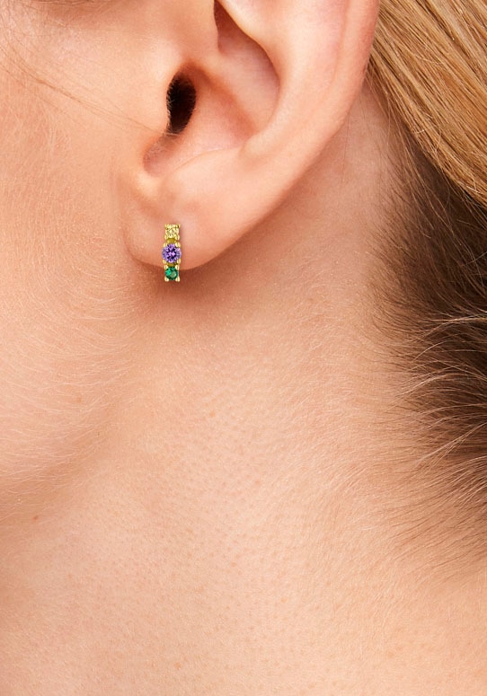 s.Oliver Paar Ohrstecker »2035502«, mit Zirkonia (synth.)