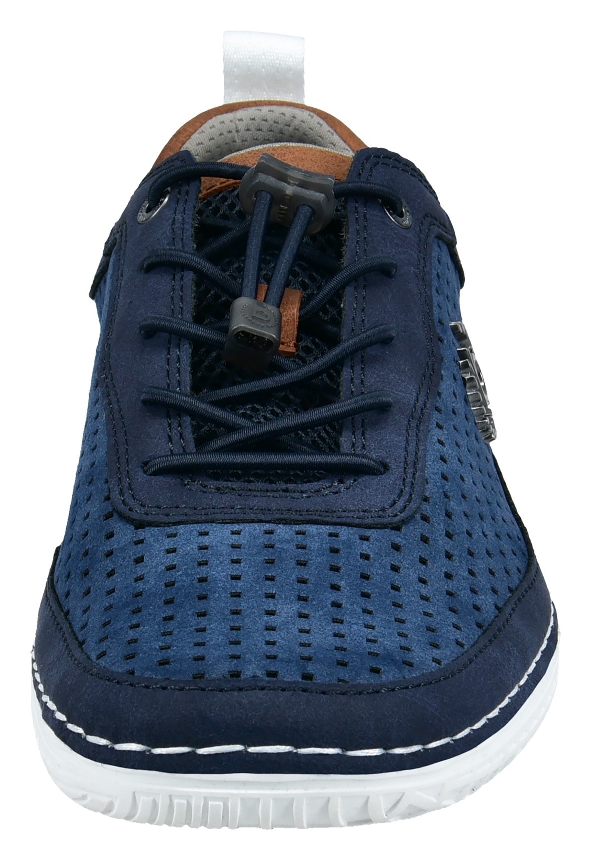 bugatti Slip-On Sneaker, Freizeitschuh, Halbschuh, Slipper mit Lochmuster