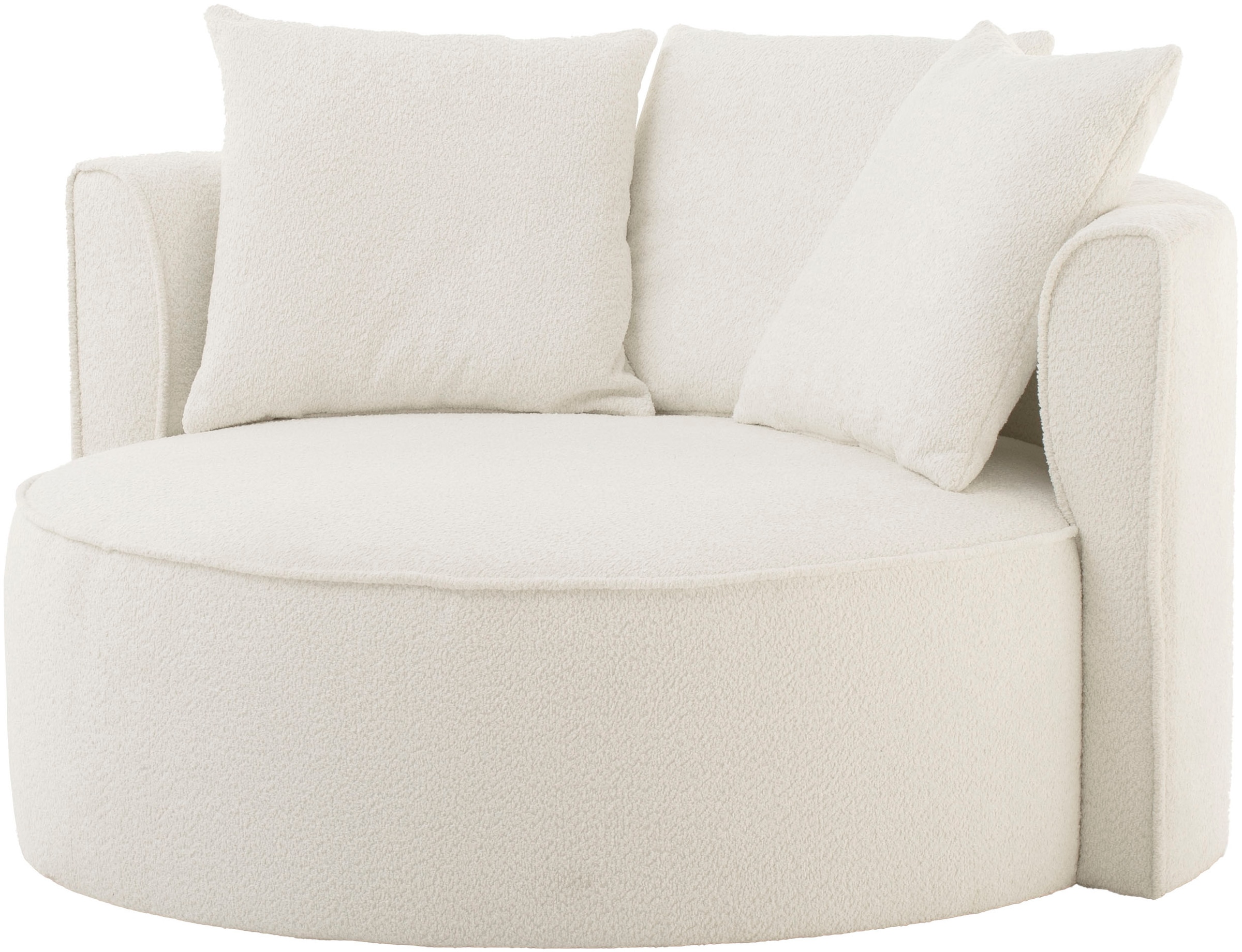 LeGer Home by Lena Gercke XXL-Sessel »Isalie, Sessel in modernen Farben, Lesesessel, Loveseat, Big-Sessel«, trendige Stoffe, mit 3 Zierkissen, große Sitzfläche, Hocker optional