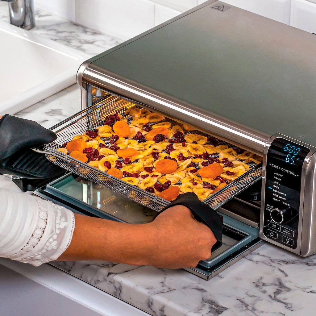 NINJA Heißluftfritteuse »Foodi 8-in-1-Fritteuse Multiofen SP101EU«, 2400 W, Kapazität 1,0 kg oder 33 cm Pizza, incl. Zubehör