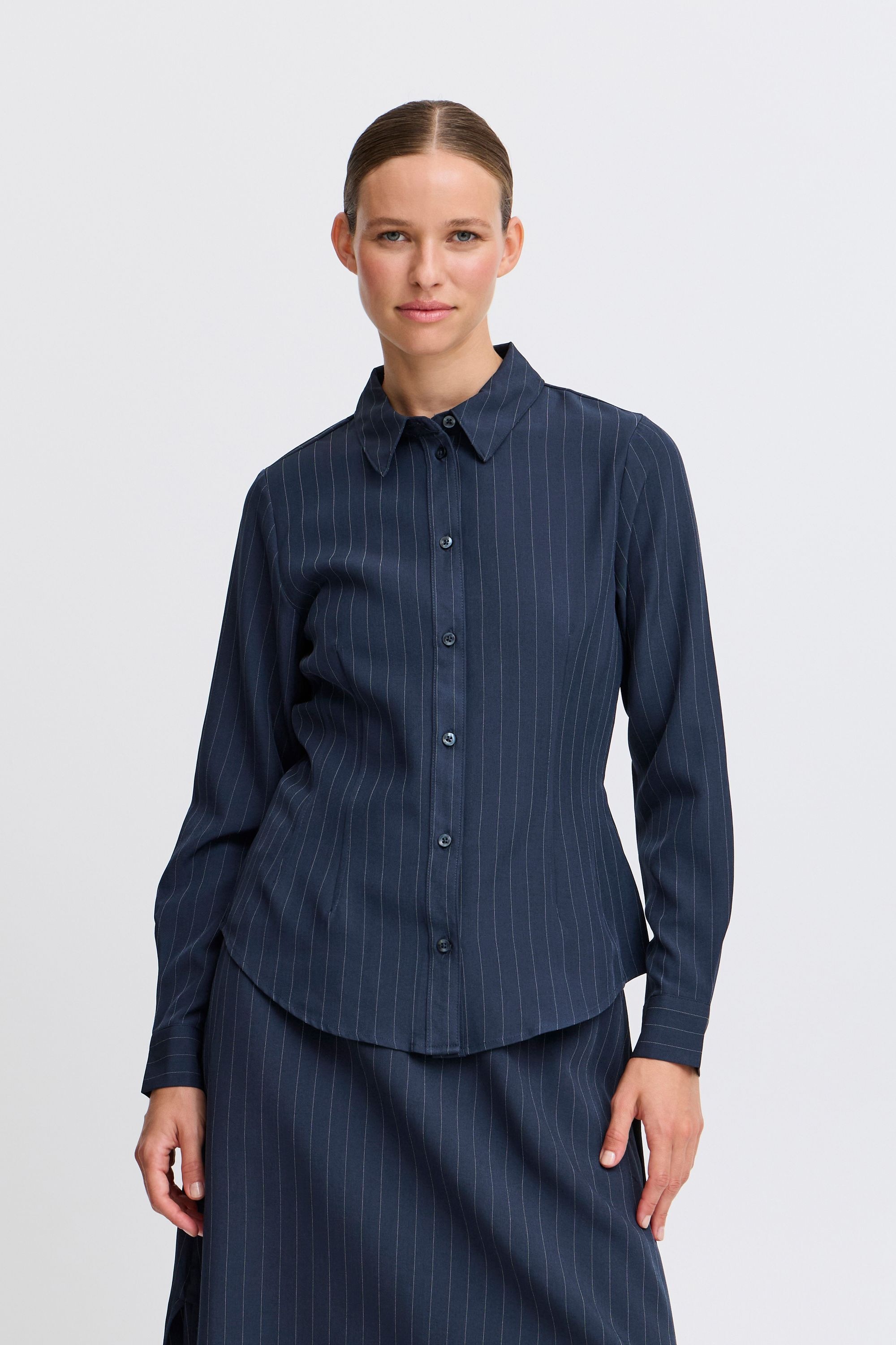 b.young Tunika »Langarmbluse BYMMMIDDE SHORT SHIRT -«