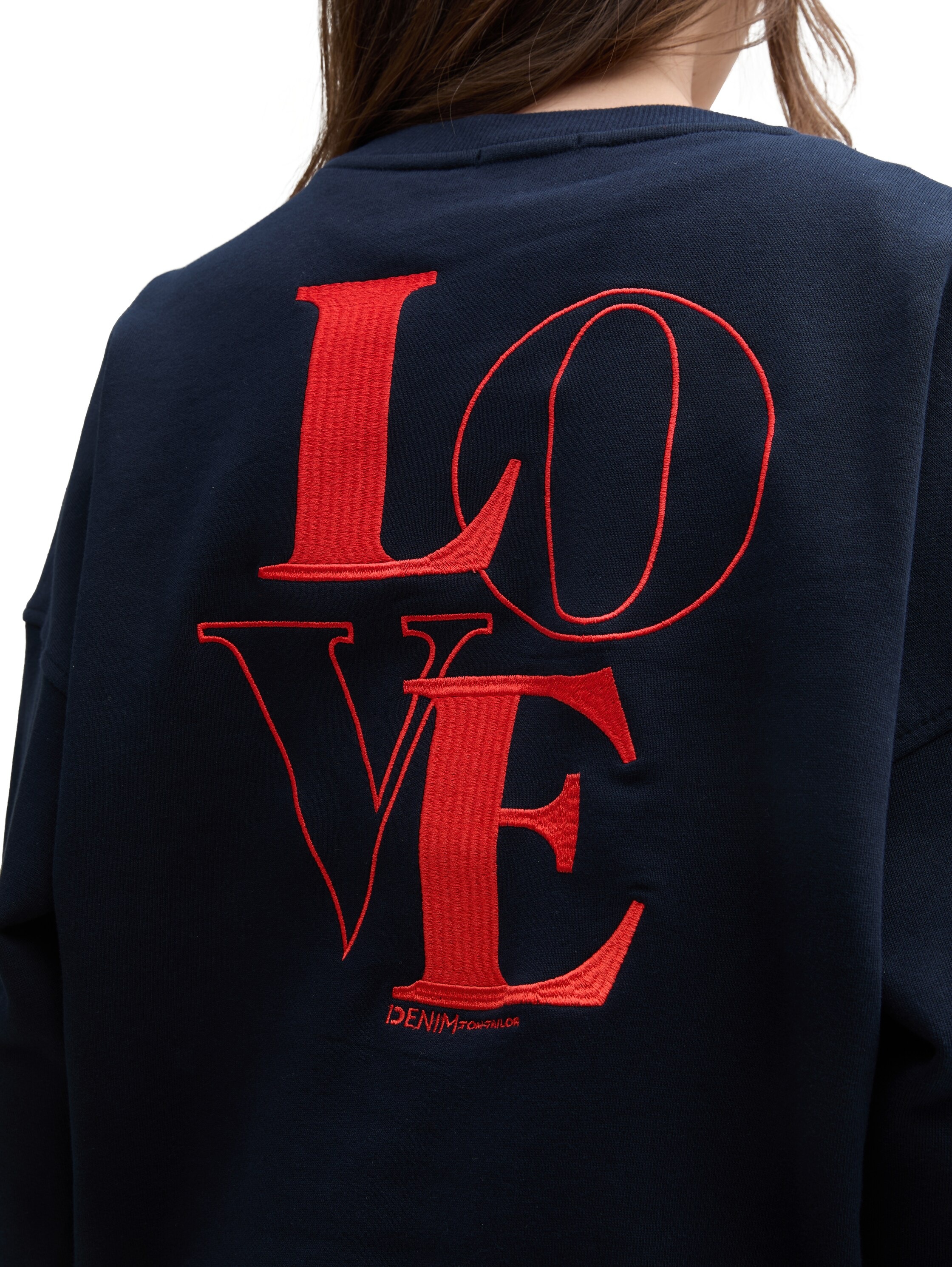 TOM TAILOR Denim Sweatshirt, aus weicher Baumwolle
