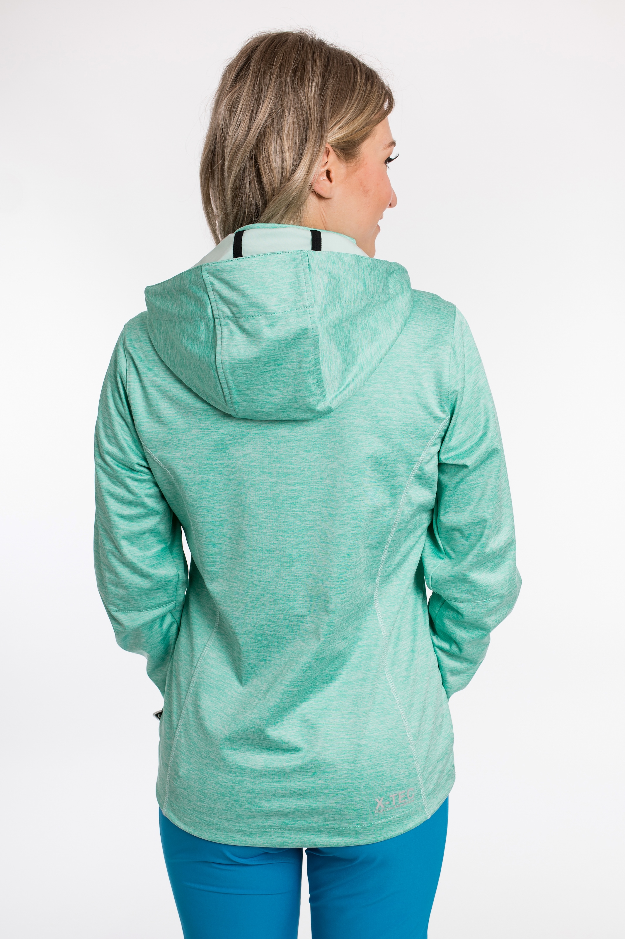 Kapuze ♕ Active DEPROC PEAK »JOSEPHIN mit abnehmbarer bei Softshelljacke WOMEN«,