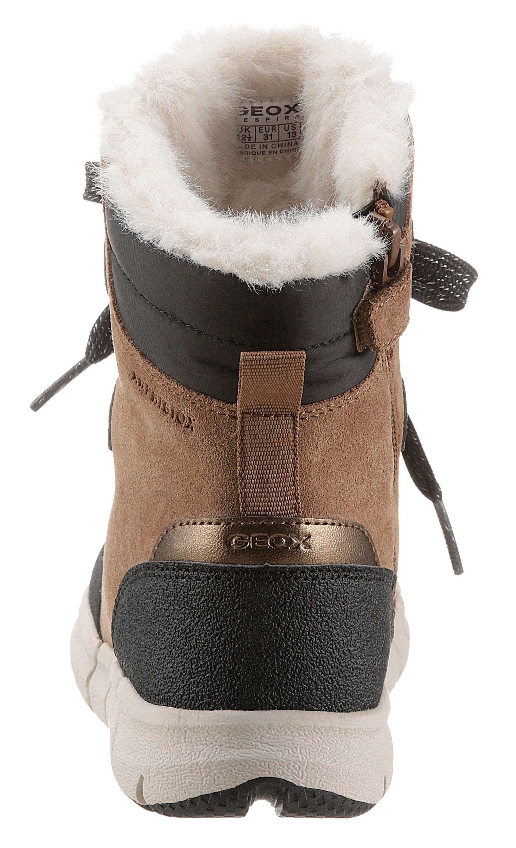 Geox Winterboots »J Flexpyper Girl«, mit Schnürung und Reißverschluss