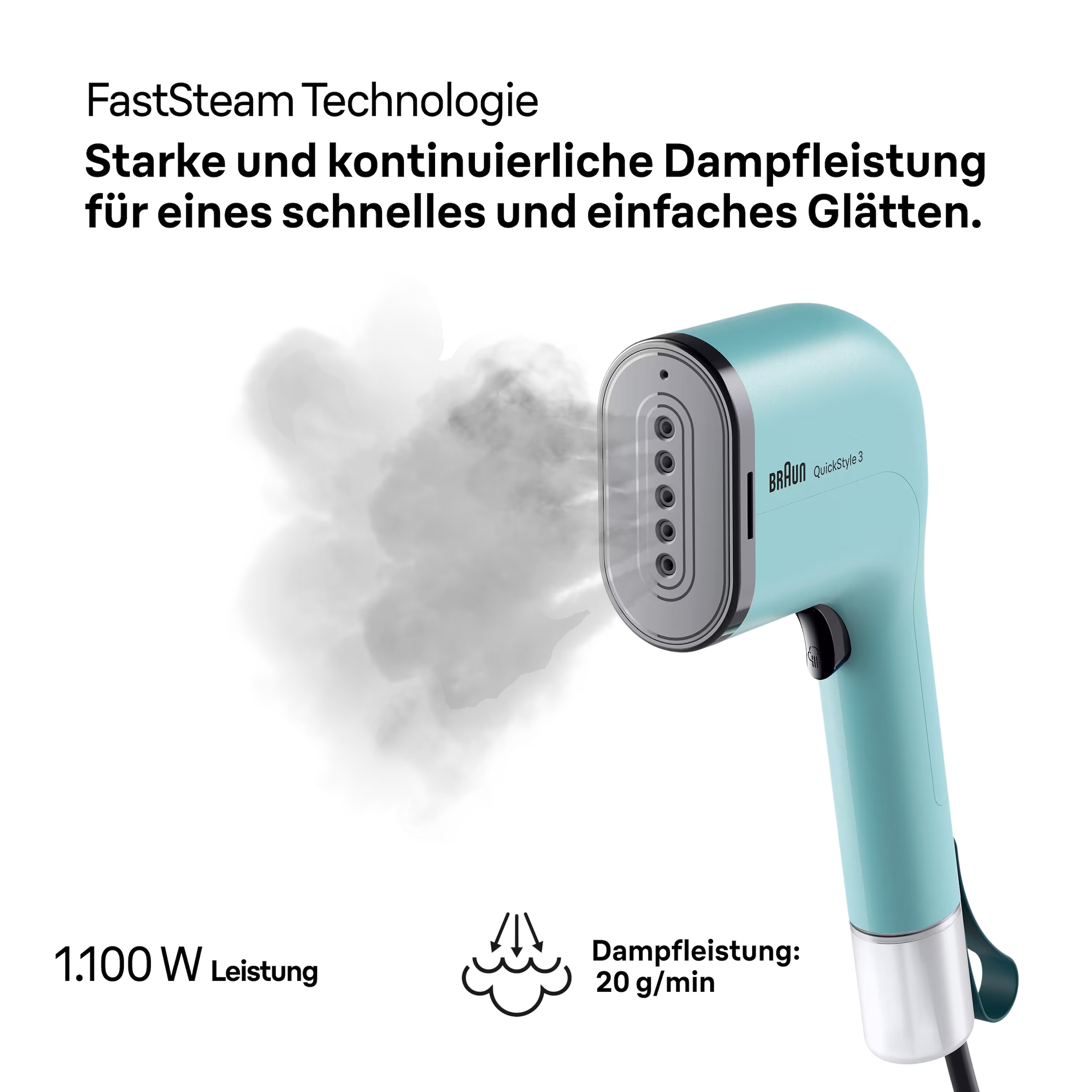 Braun Dampfbürste »QuickStyle GS 3013 GR« 1100 W