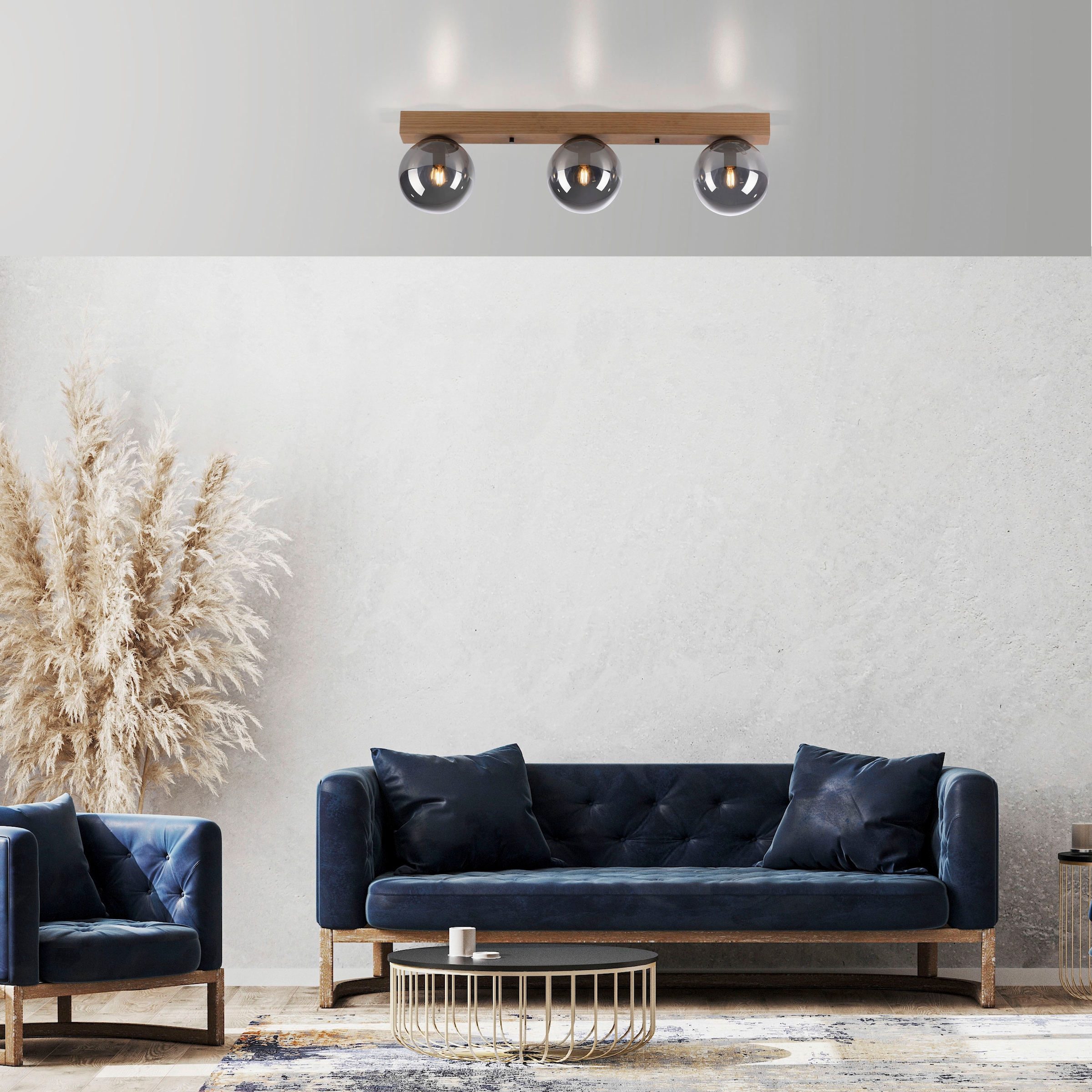 JUST LIGHT Deckenleuchte »GREEN WIDO« E14 1 Stk.