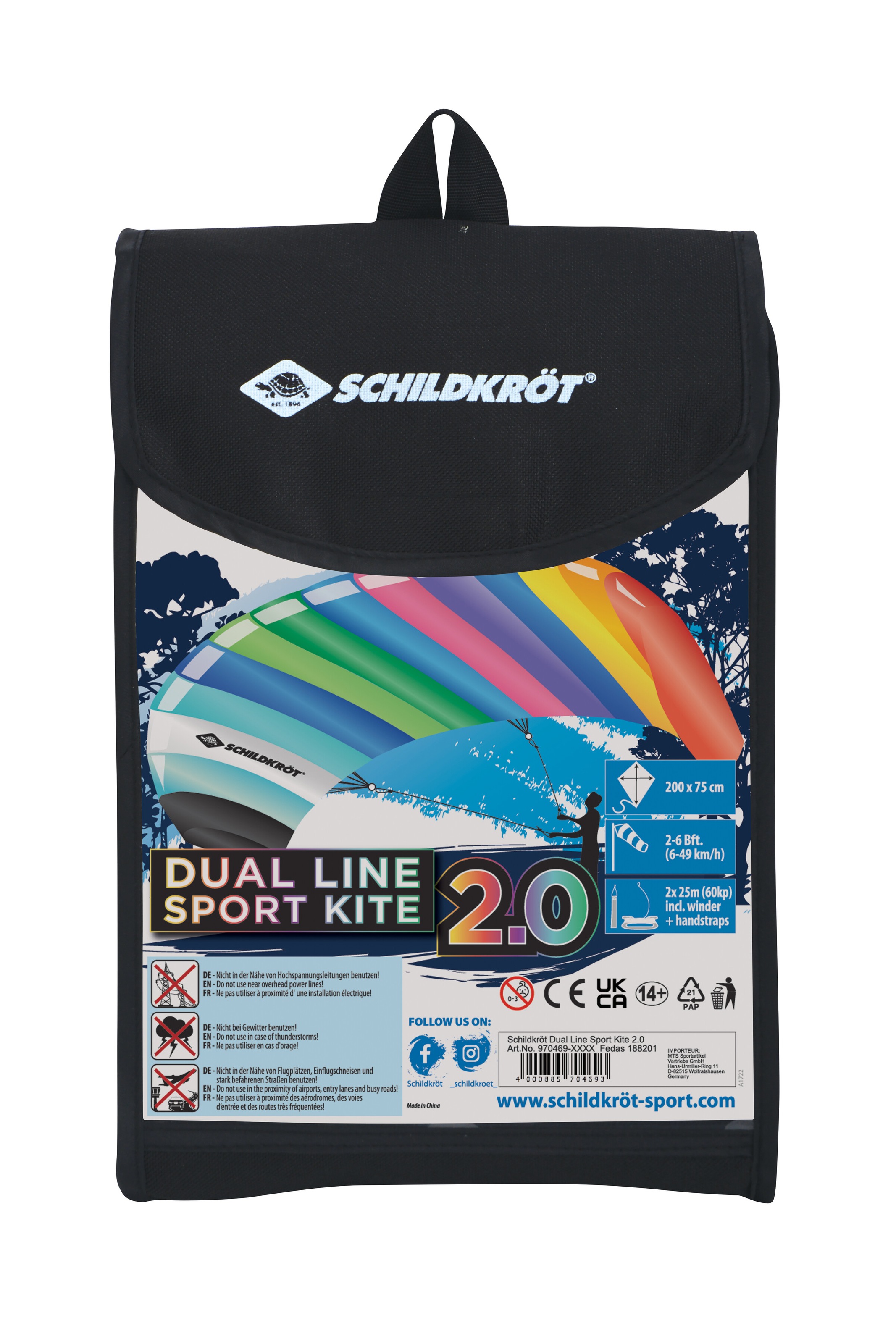 Schildkröt Kite »Schildkröt Dual Line Sport Kite 2.0«