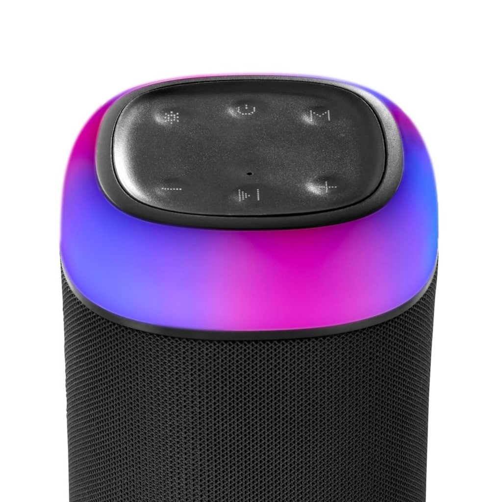 Hama Bluetooth-Lautsprecher »Bluetooth Box LED 30 W Xtra Bass 360ᵒ Sound, wasserdicht nach IPX 4«