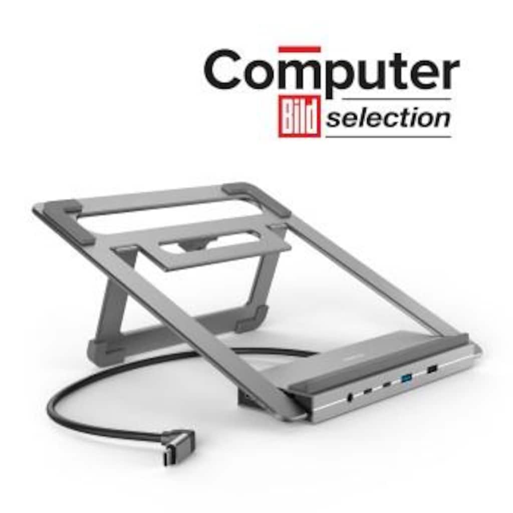 Hama Laptop-Dockingstation »USB-C Docking Station, Stand Notebook Halterung 12Ports für Laptop«