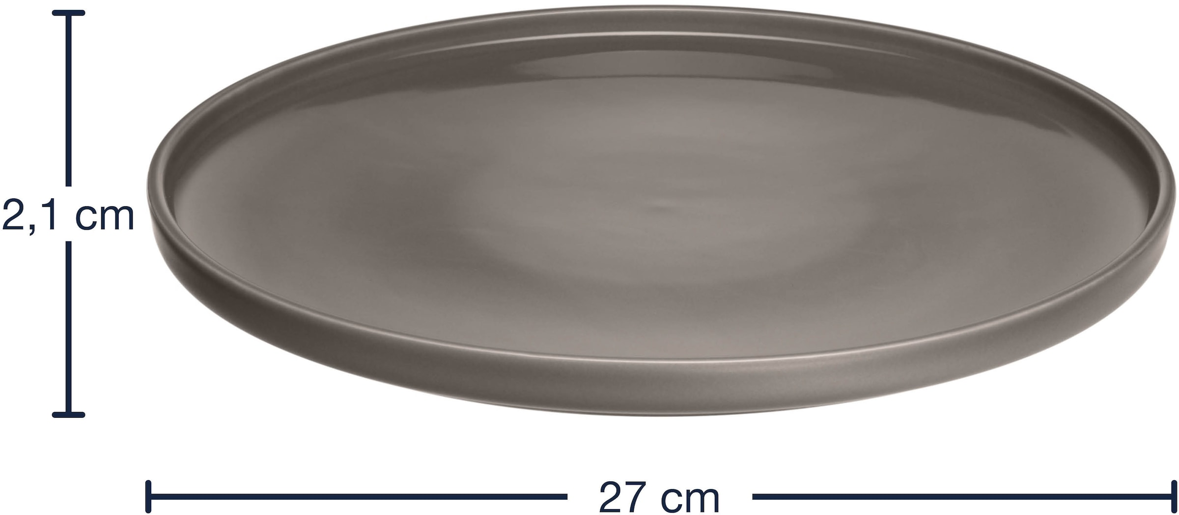 LEONARDO Teller-Set »Speiseteller ROMA, Keramikteller, ca. 27 cm, 6-teilig« Teller Set, Geschirr-Set, Service, spülmaschinengeeignet