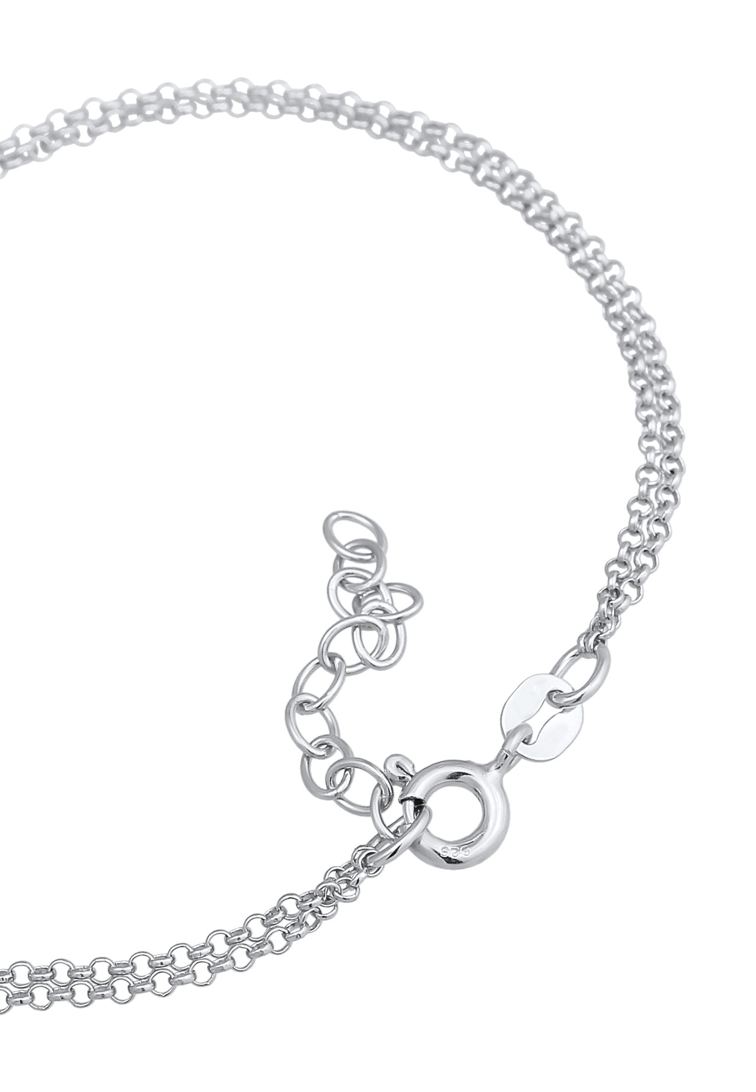Elli Armkette »Armband Basic Kreis Rund Geo Minimal 925 Silber«