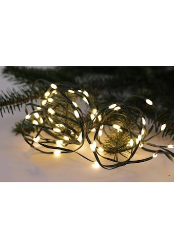 LED-Lichterkette »Weihnachtsdeko aussen, inklusive 6/18h Timer«, 100 St.-flammig, aus...