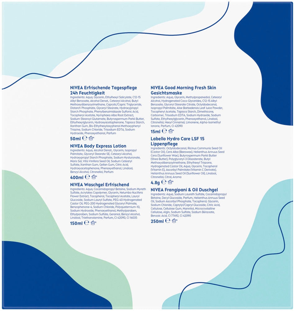 Nivea Pflege-Geschenkset »The Gift of Care«, (6 tlg.)