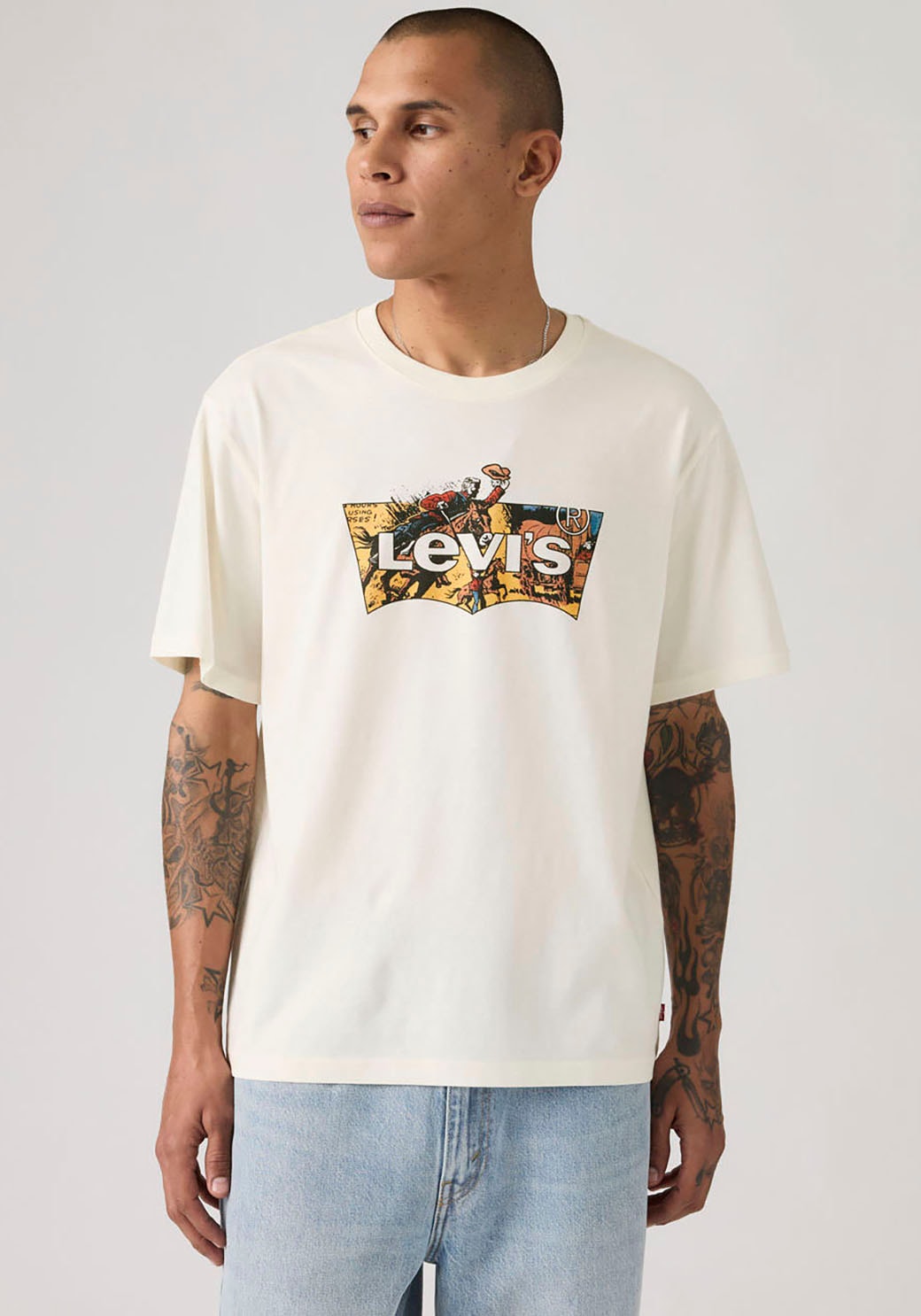 Levi's® T-Shirt »SS RELAXED FIT TEE« mit grafischem Levi's®-Print
