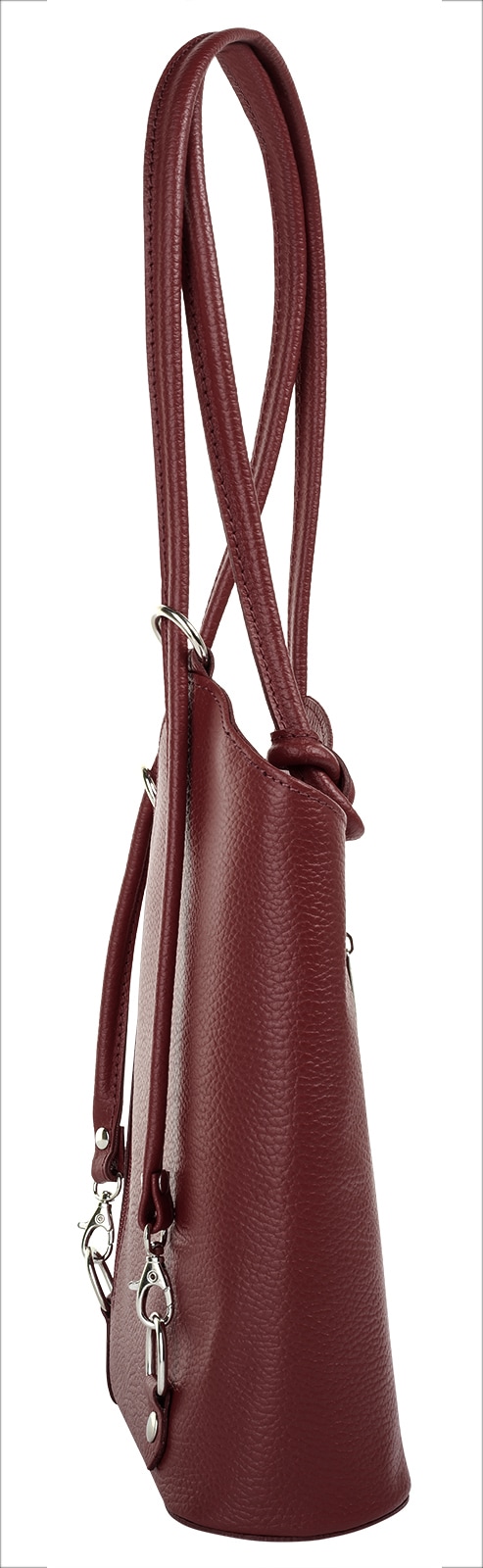 Cluty Cityrucksack, echt Leder, Made in Italy