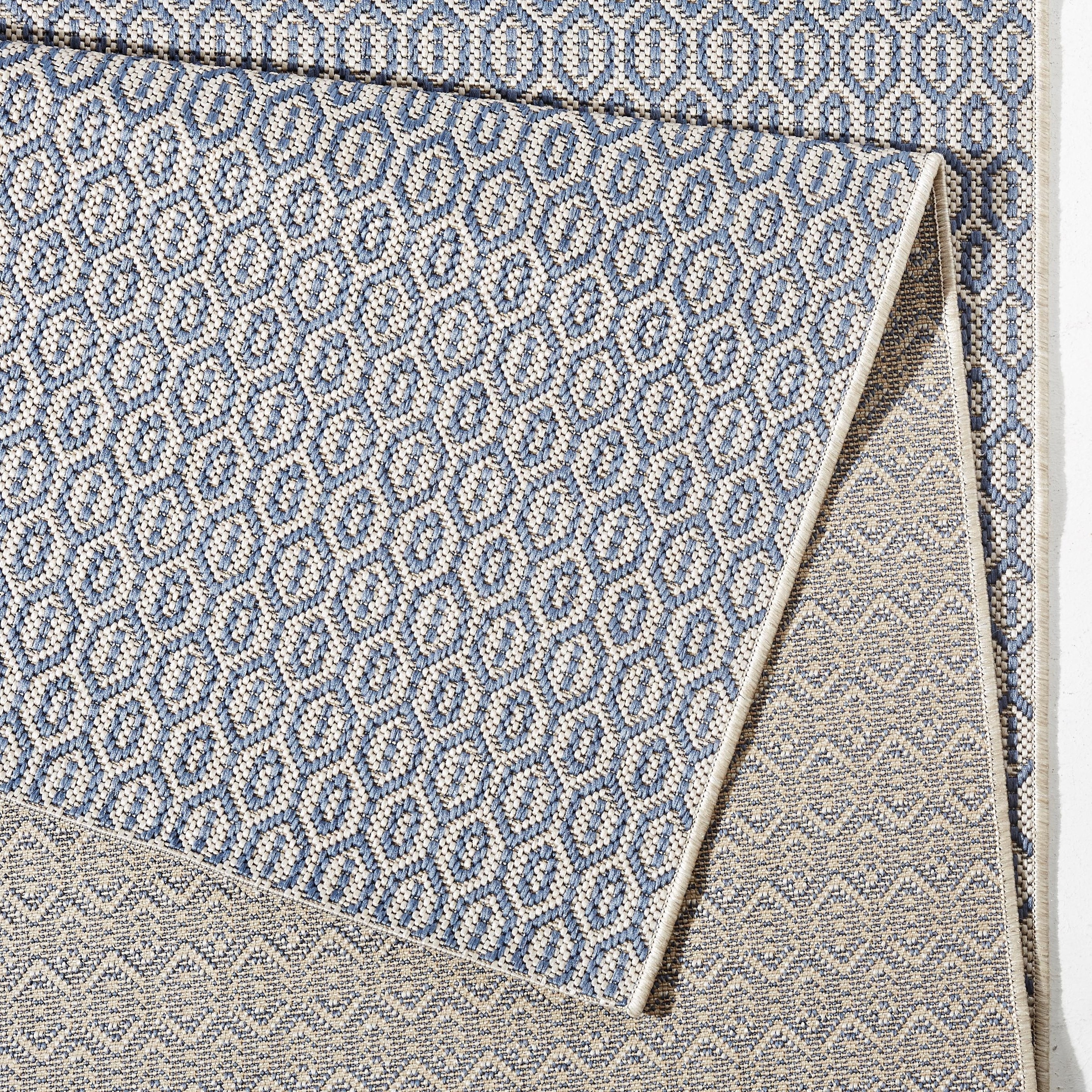 NORTHRUGS Läufer »Coin«, rechteckig, 8 mm Höhe, In-& Outdoor, Wetterfest, Balkon, Sisal-Optik, Wohnzimmer,Wasserfest