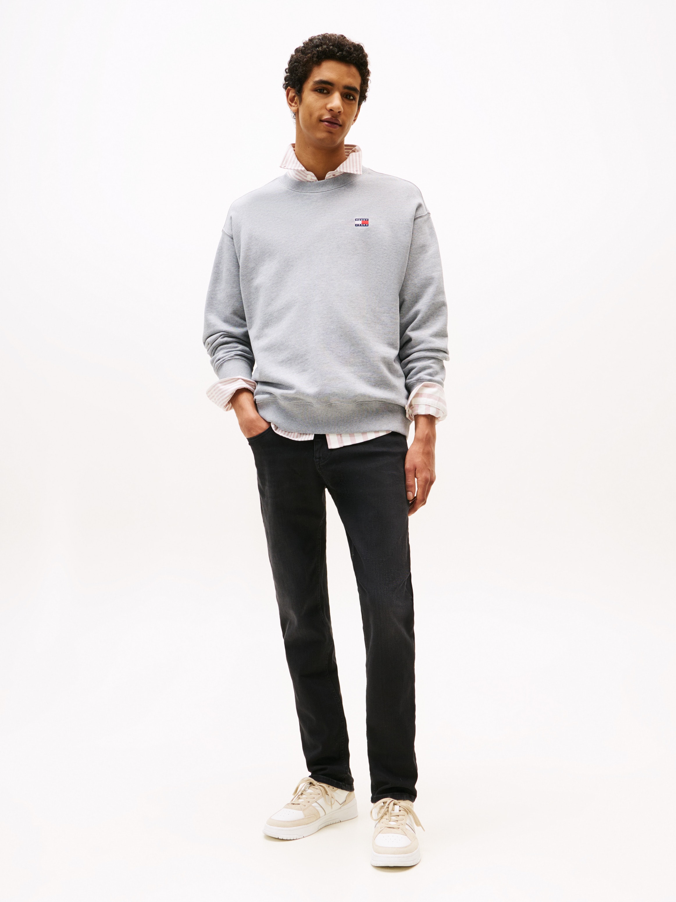 Tommy Jeans Slim-fit-Jeans »Scanton Slim«, Slim‑Fit‑Jeans mit mittlerer Leibhöhe, 5‑Pocket‑Design