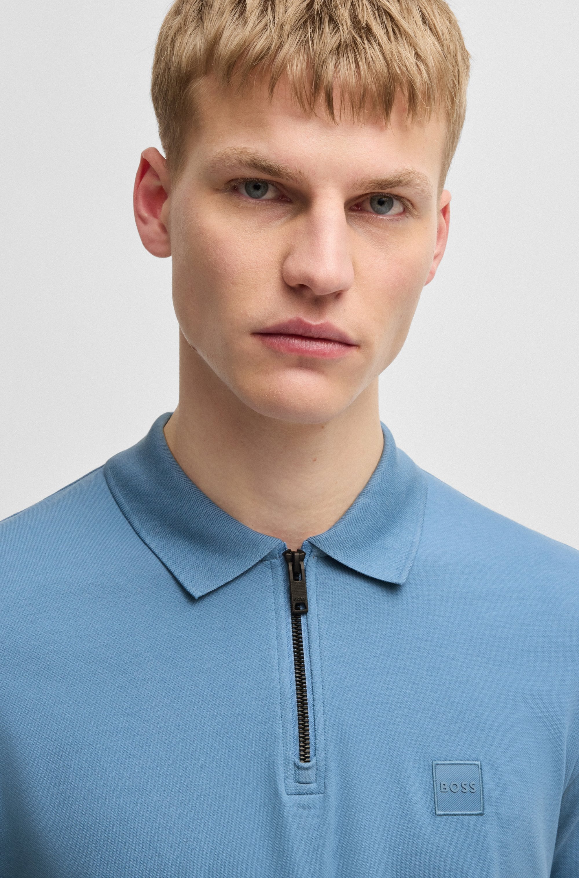 BOSS ORANGE Poloshirt »Passerzip 1025«, mit Polokragen