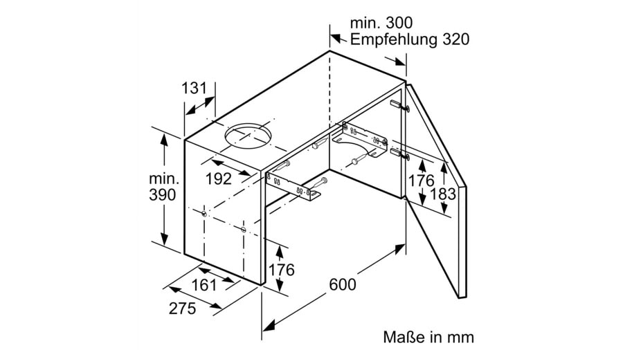 Constructa Flachschirmhaube »CD30976«