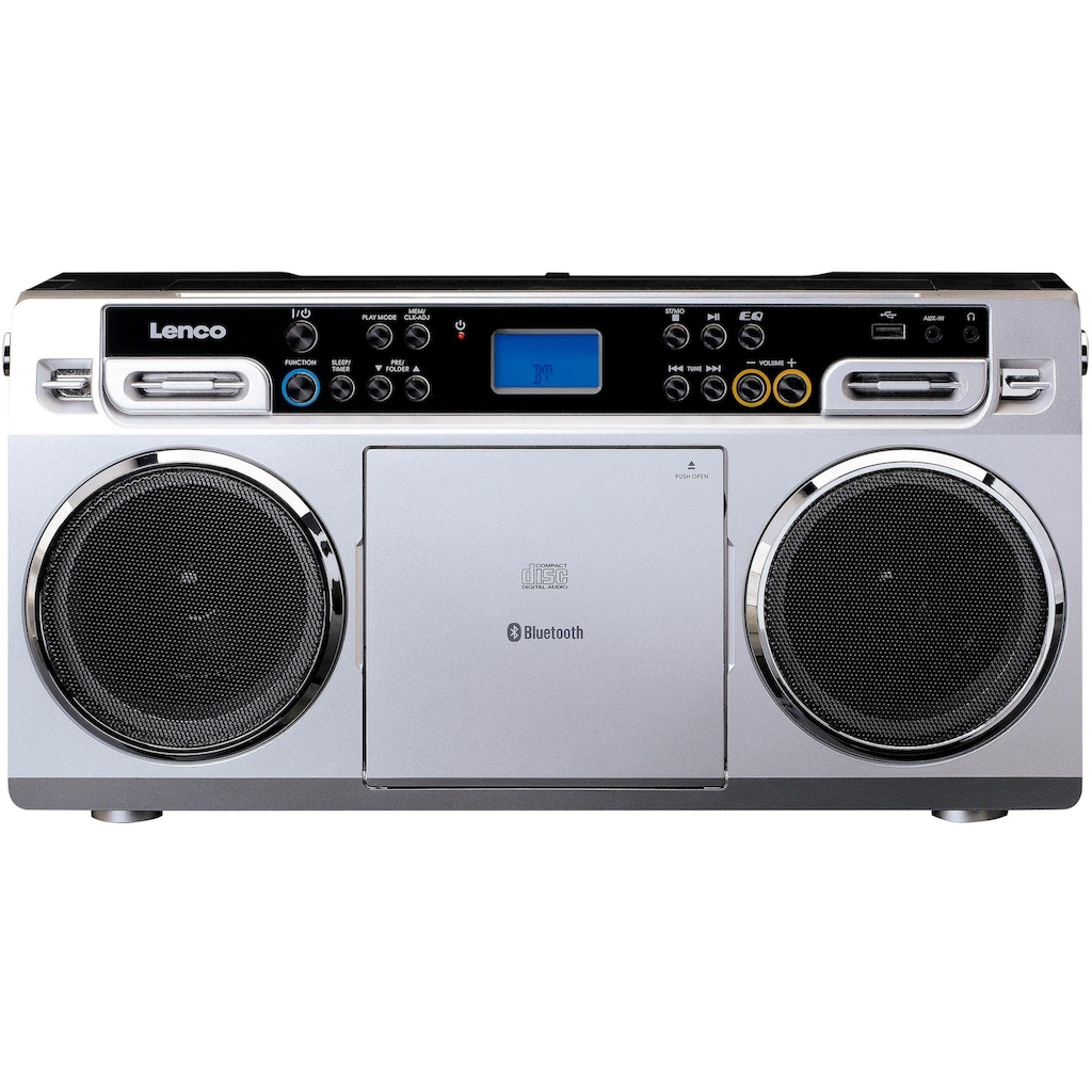 Lenco CD-Radiorecorder »SCD-580«, (Bluetooth FM-Tuner)