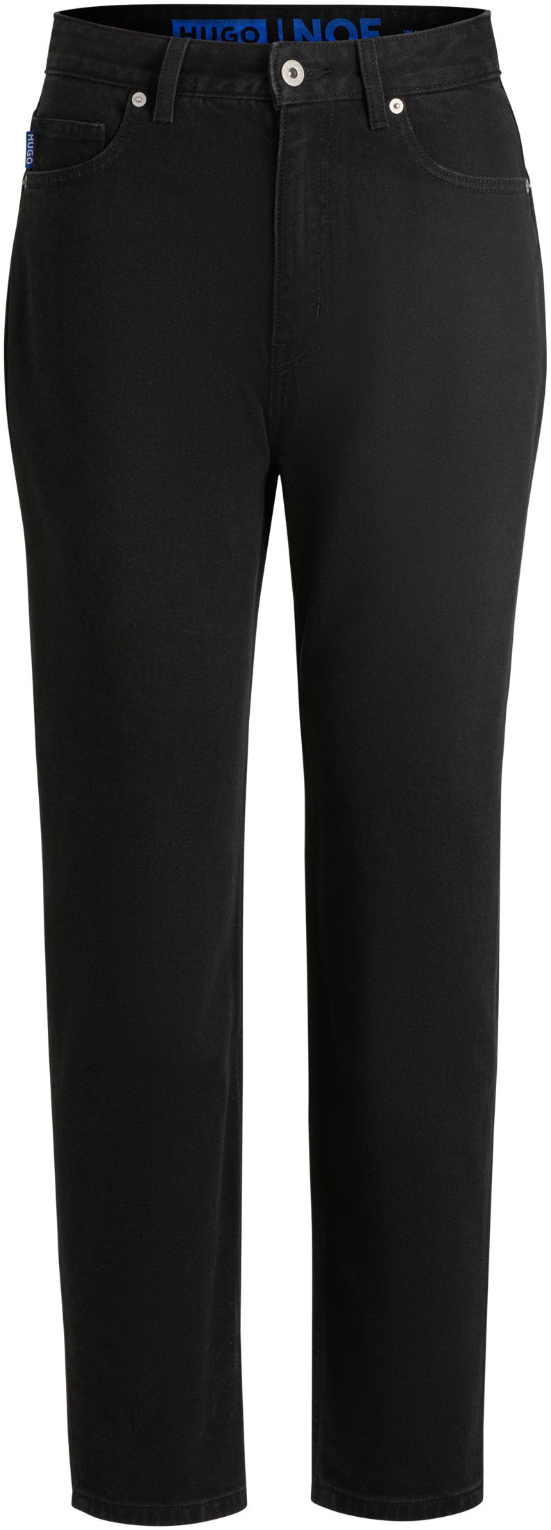 HUGO Blue Mom-Jeans »Noe«, Straight Fit Jeans mit hoher Leibhöhe
