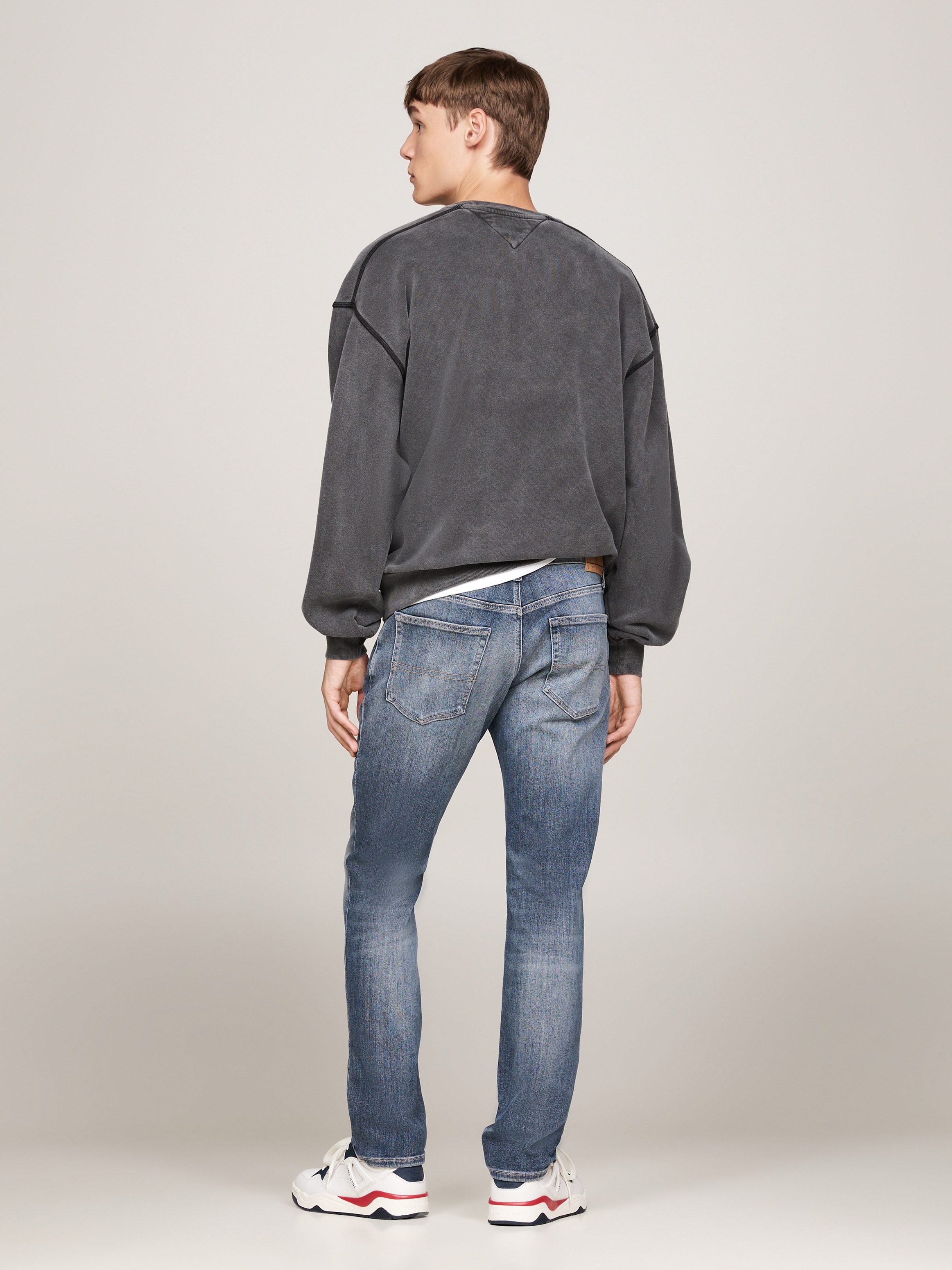 Tommy Jeans Slim-fit-Jeans »Scanton Slim«, Slim‑Fit‑Jeans mit mittlerer Leibhöhe, 5‑Pocket‑Design