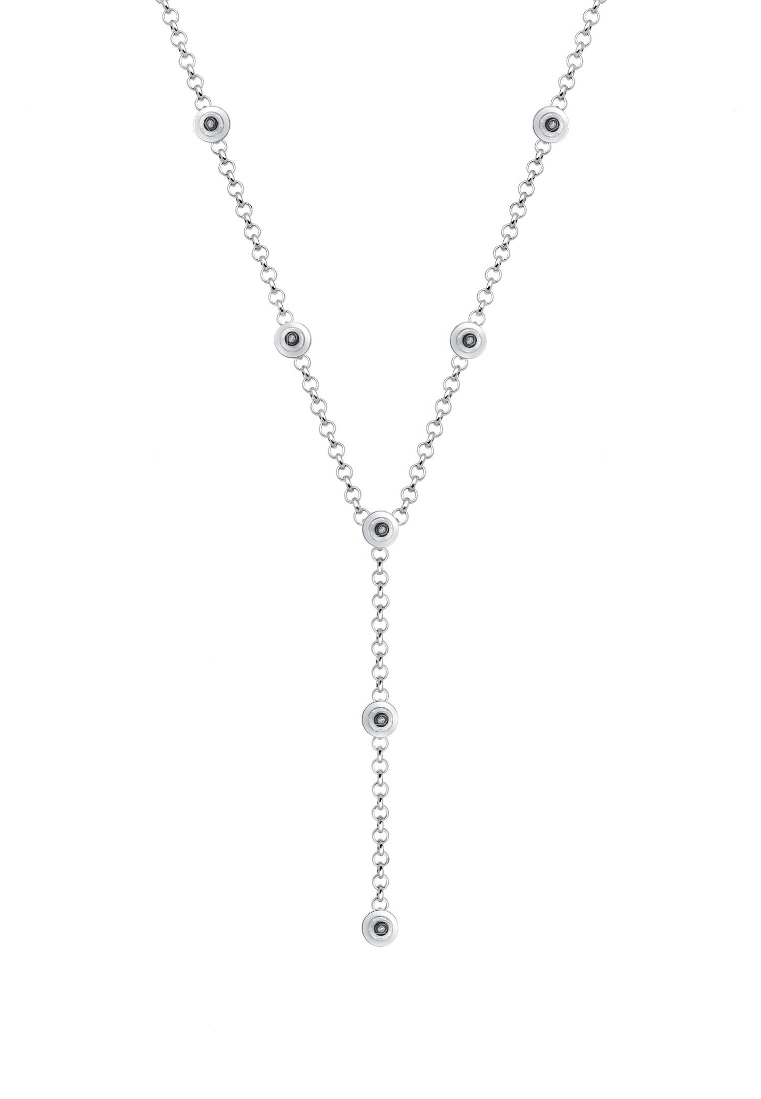 Elli Y-Kette »Halskette Y-Kette 925 Silber, mit Kristallen von Swarovski®«
