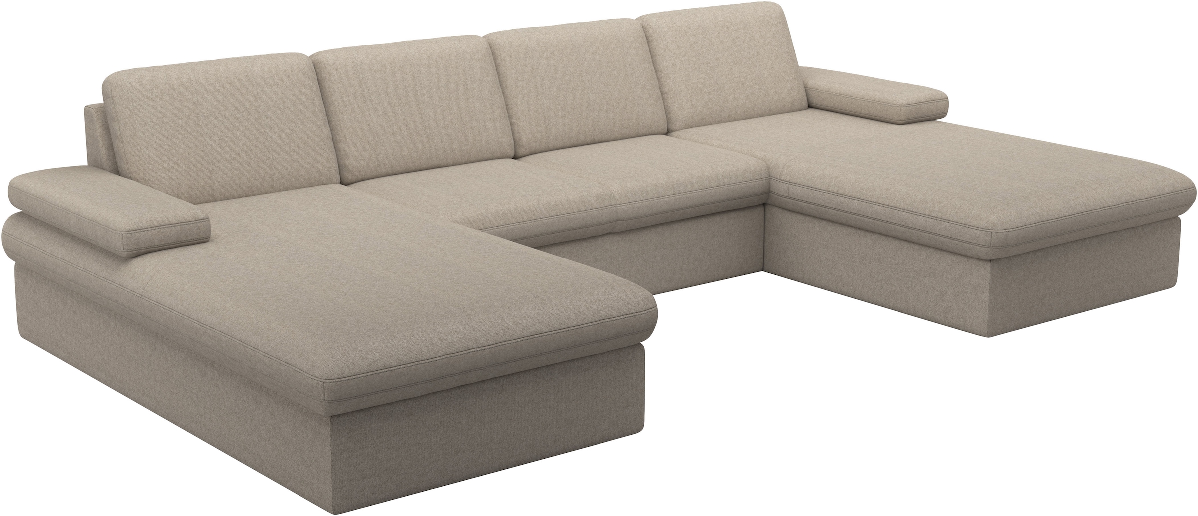 sit&more Wohnlandschaft »Moreno«, mit Armteilverstellung,wahlweise mit Bettfunktion