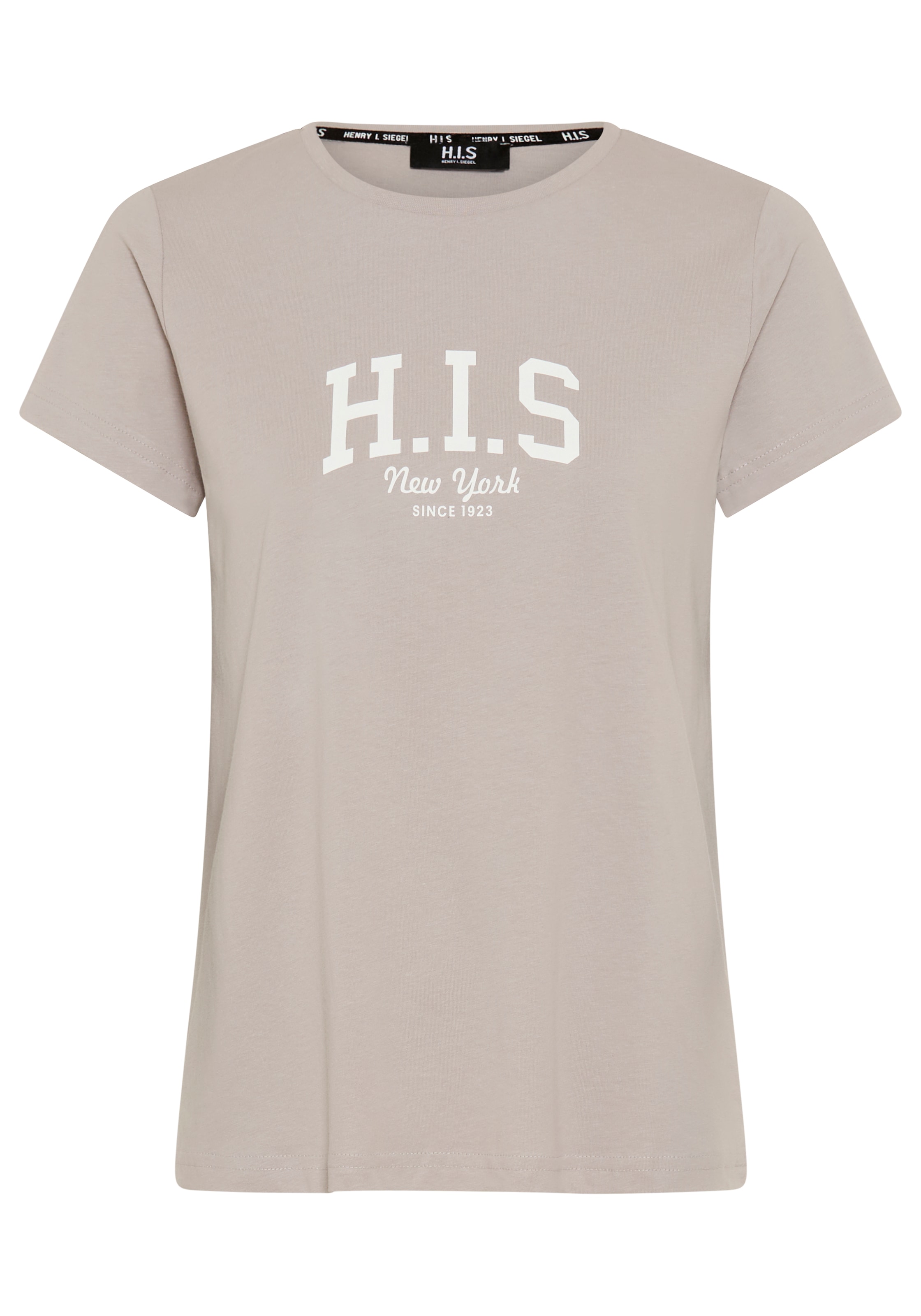 H.I.S T-Shirt bedruckt,  für die Freizeit,  aus Baumwolle